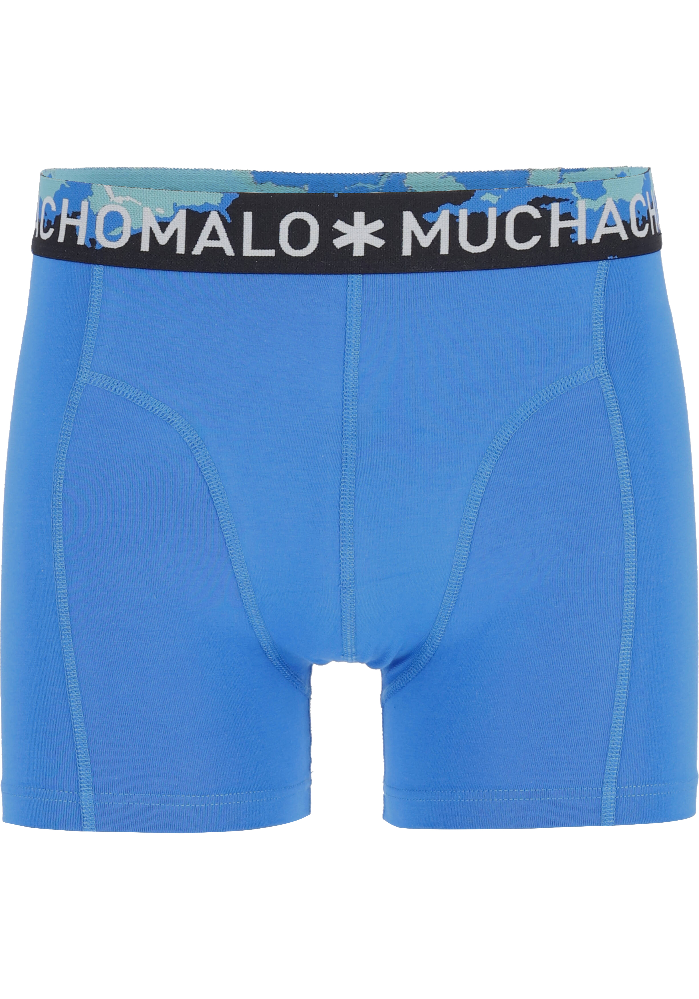 Muchachomalo heren boxershorts (4-pack), shorts King Kong Cuban Link, print, blauw, zwart