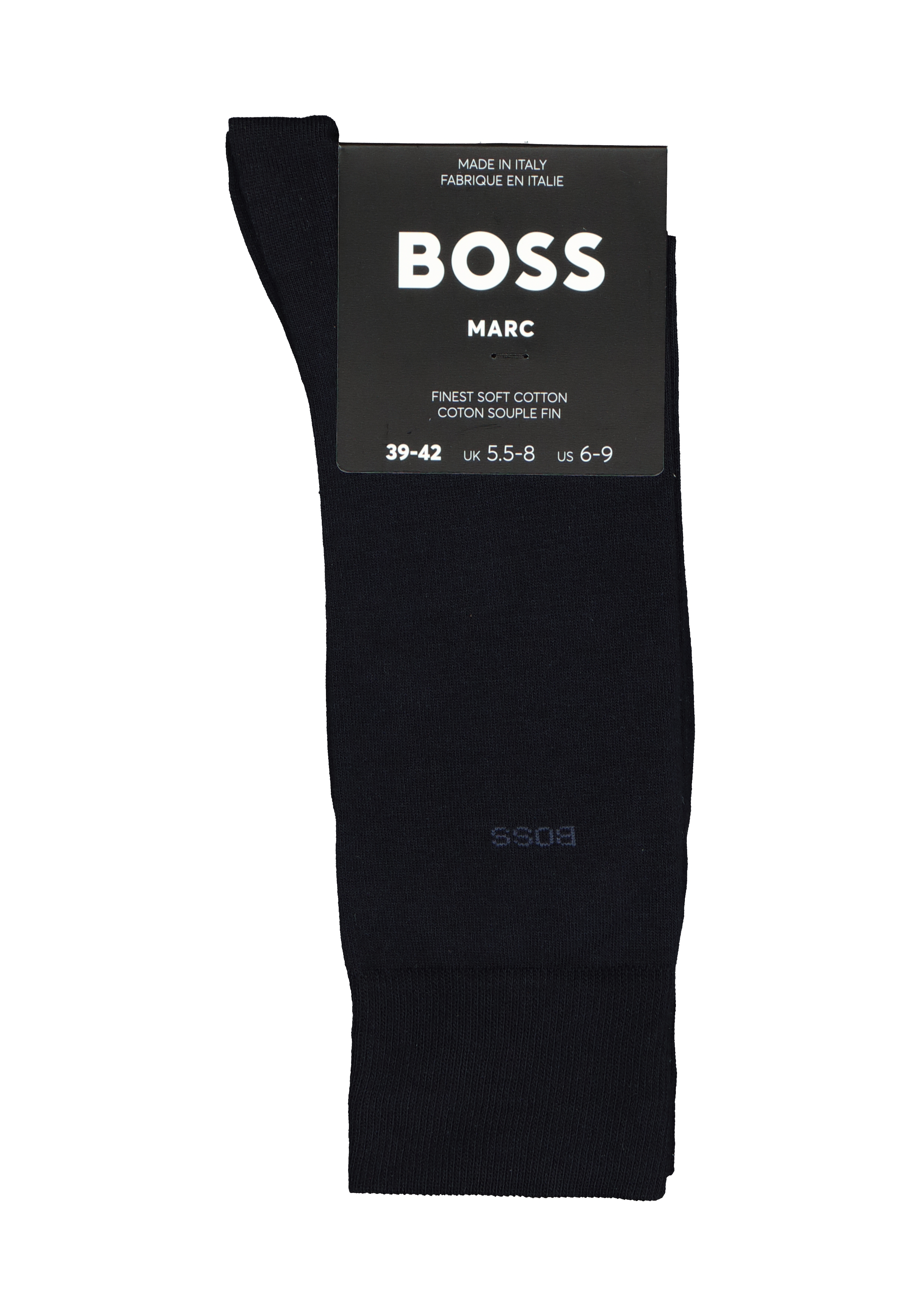 BOSS Marc uni (1-pack), herensokken katoen, donkerblauw