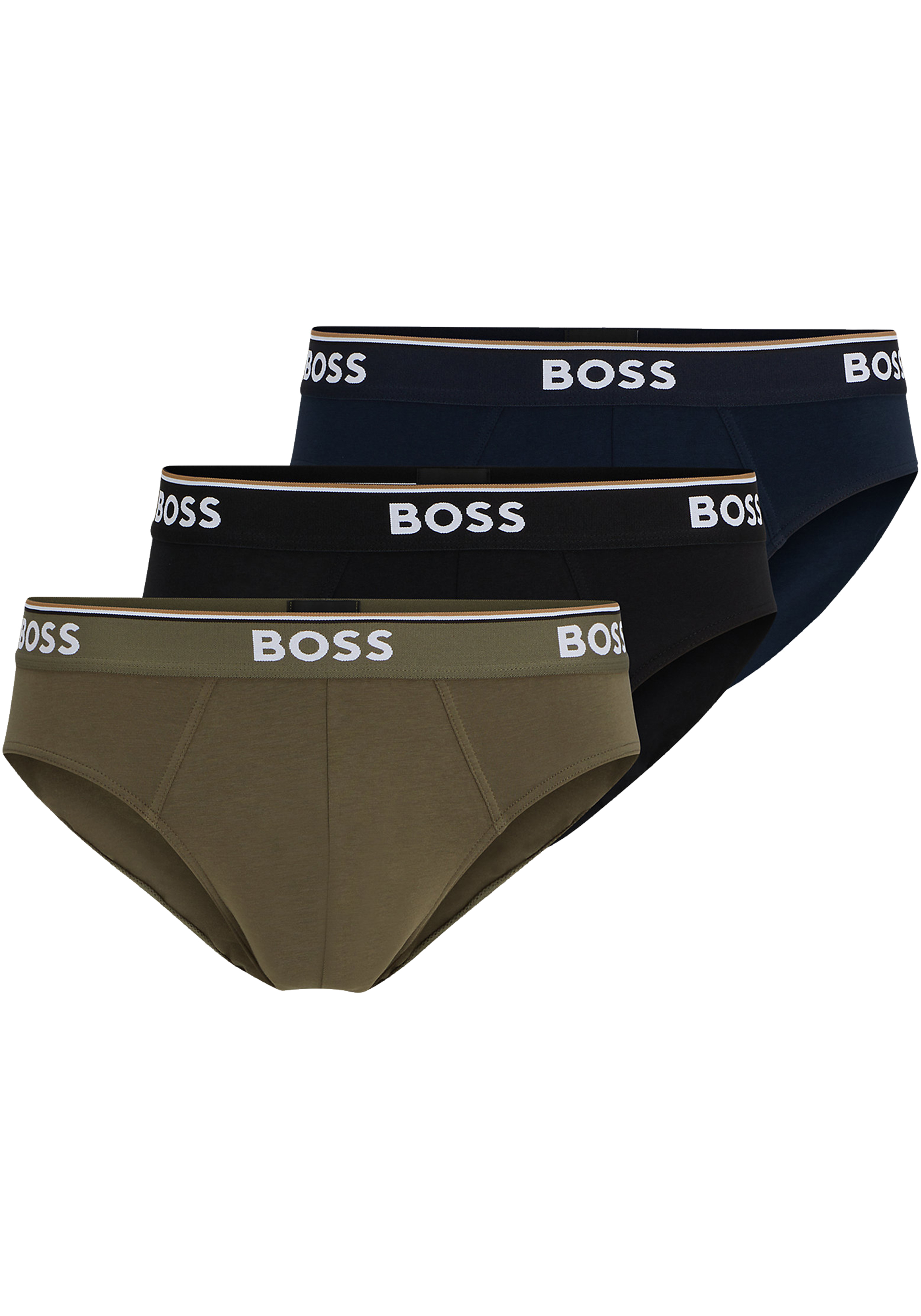 HUGO BOSS Power briefs (3-pack), heren slips, multicolor (set met verschillende kleuren)