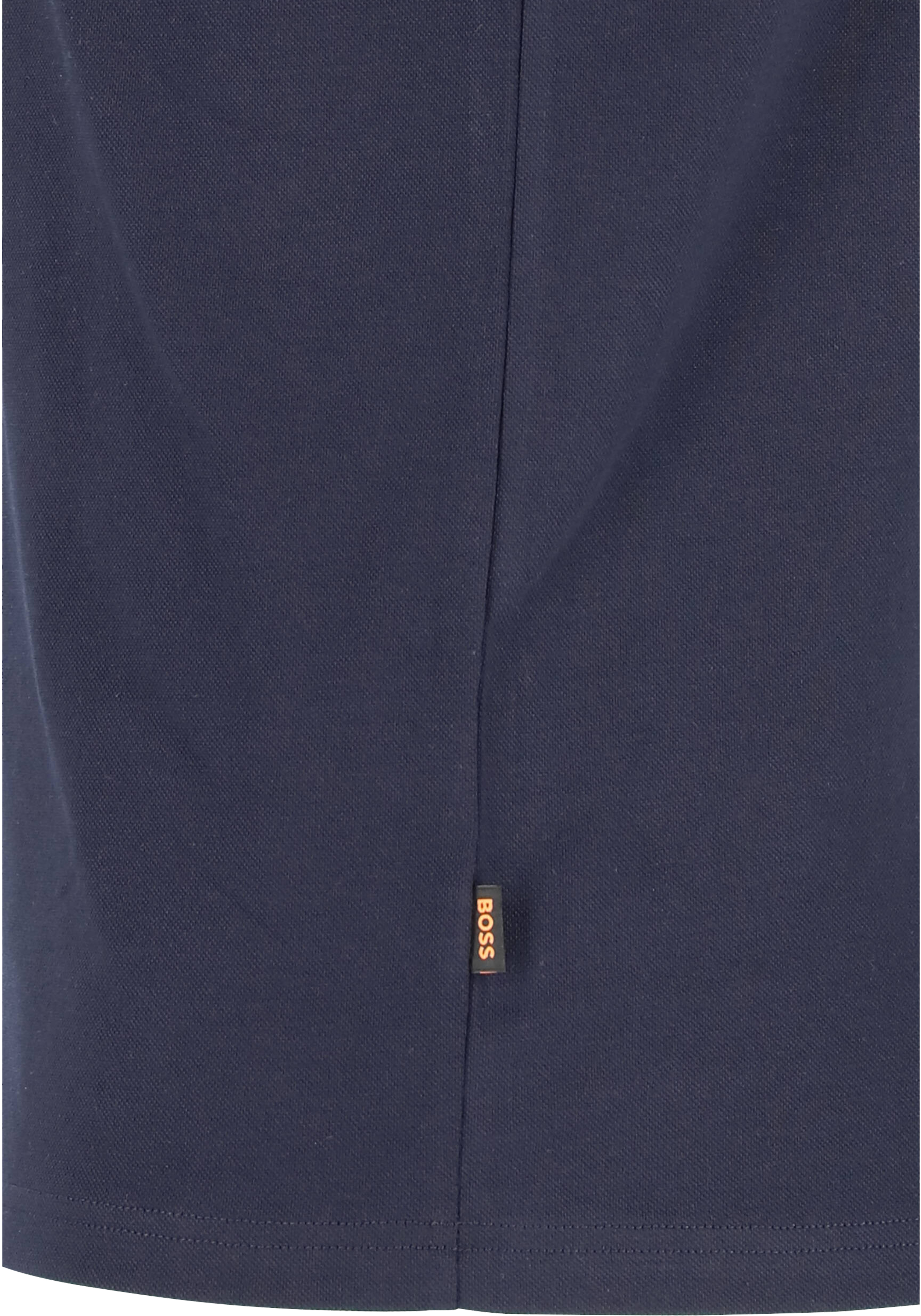 HUGO BOSS Passenger slim fit polo, stretch heren polo korte mouw, donkerblauw