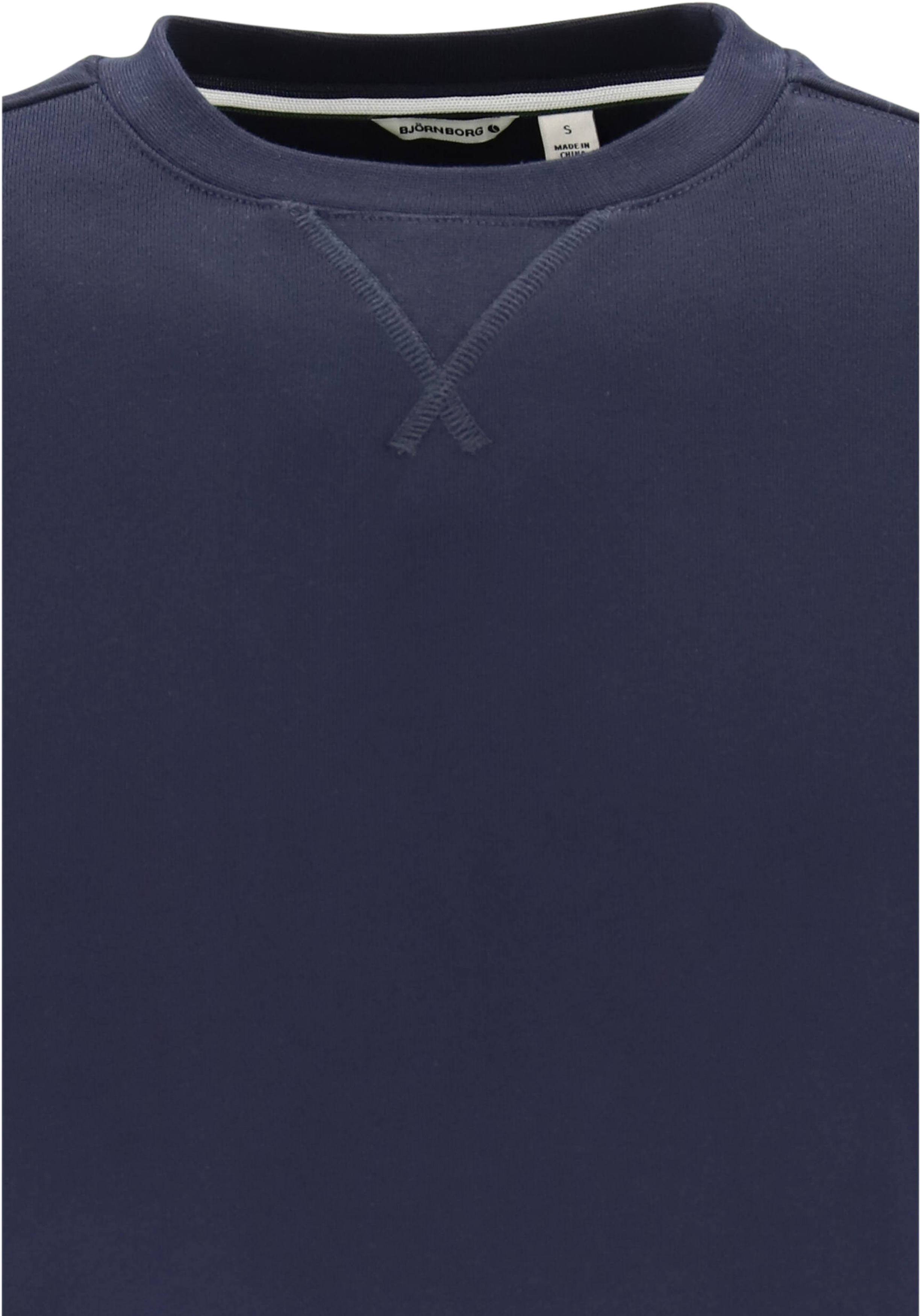 Bjorn Borg crew neck sweater, heren sweatshirt dik, blauw