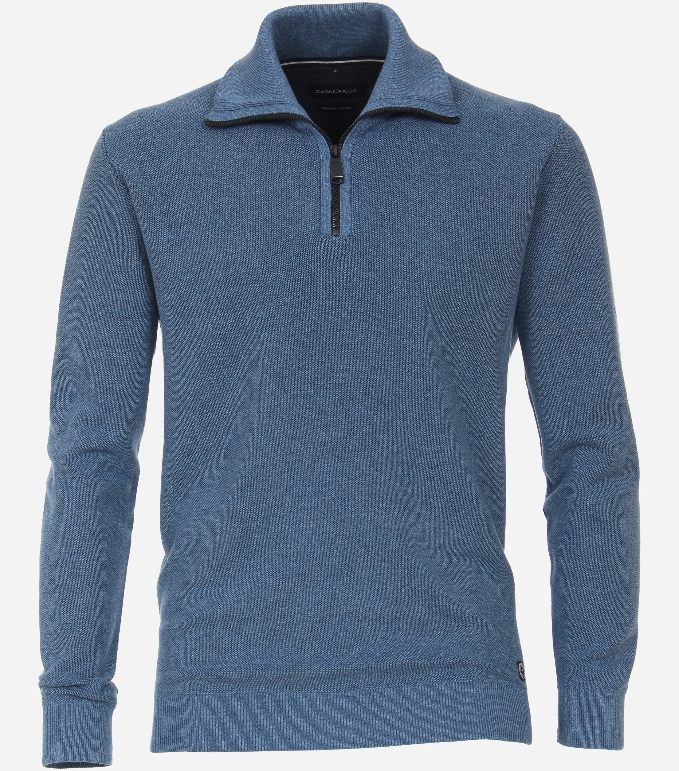 CASA MODA comfort fit schipperstrui, middenblauw melange
