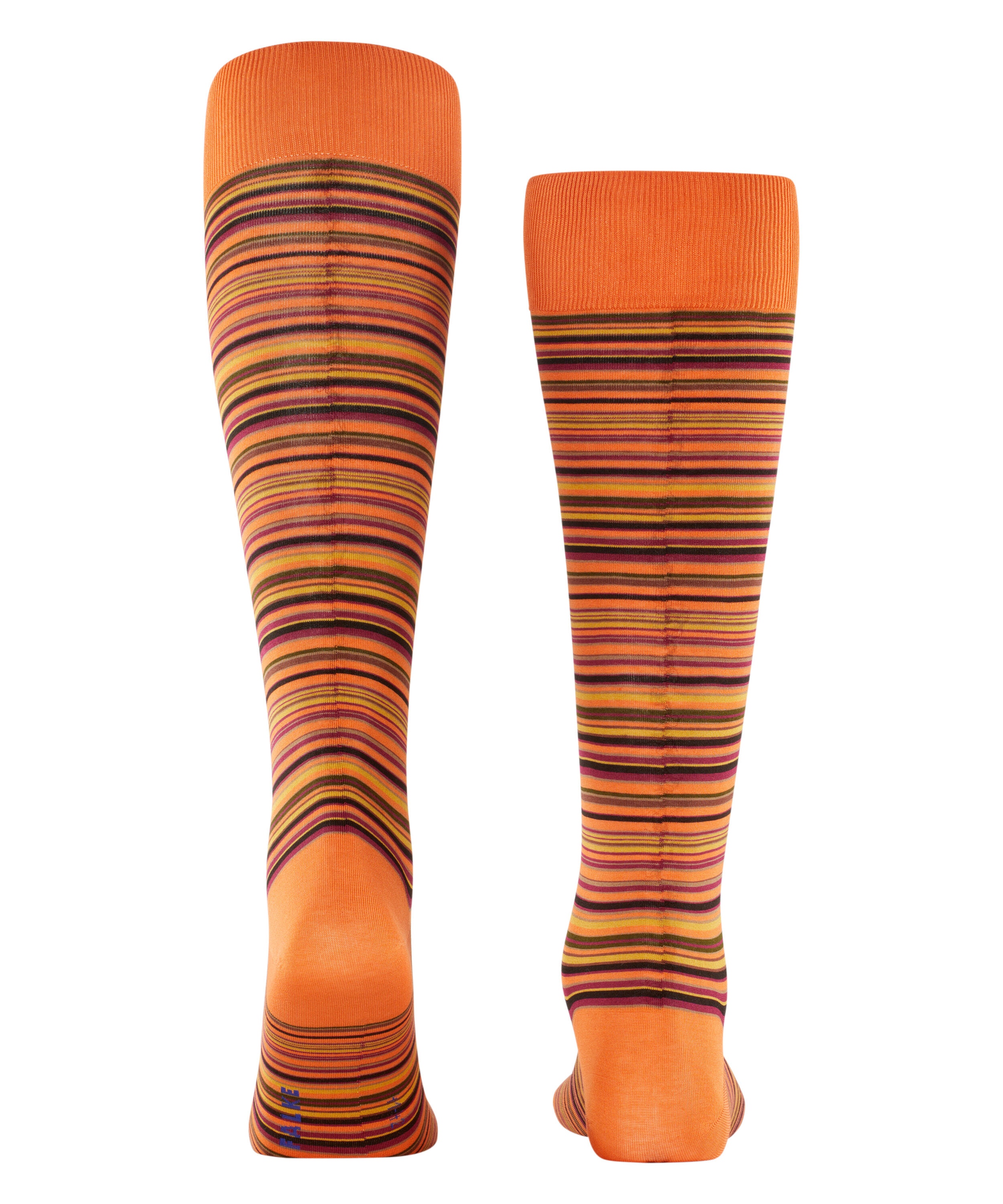 FALKE Microblock heren kniekousen, oranje (tandoori)