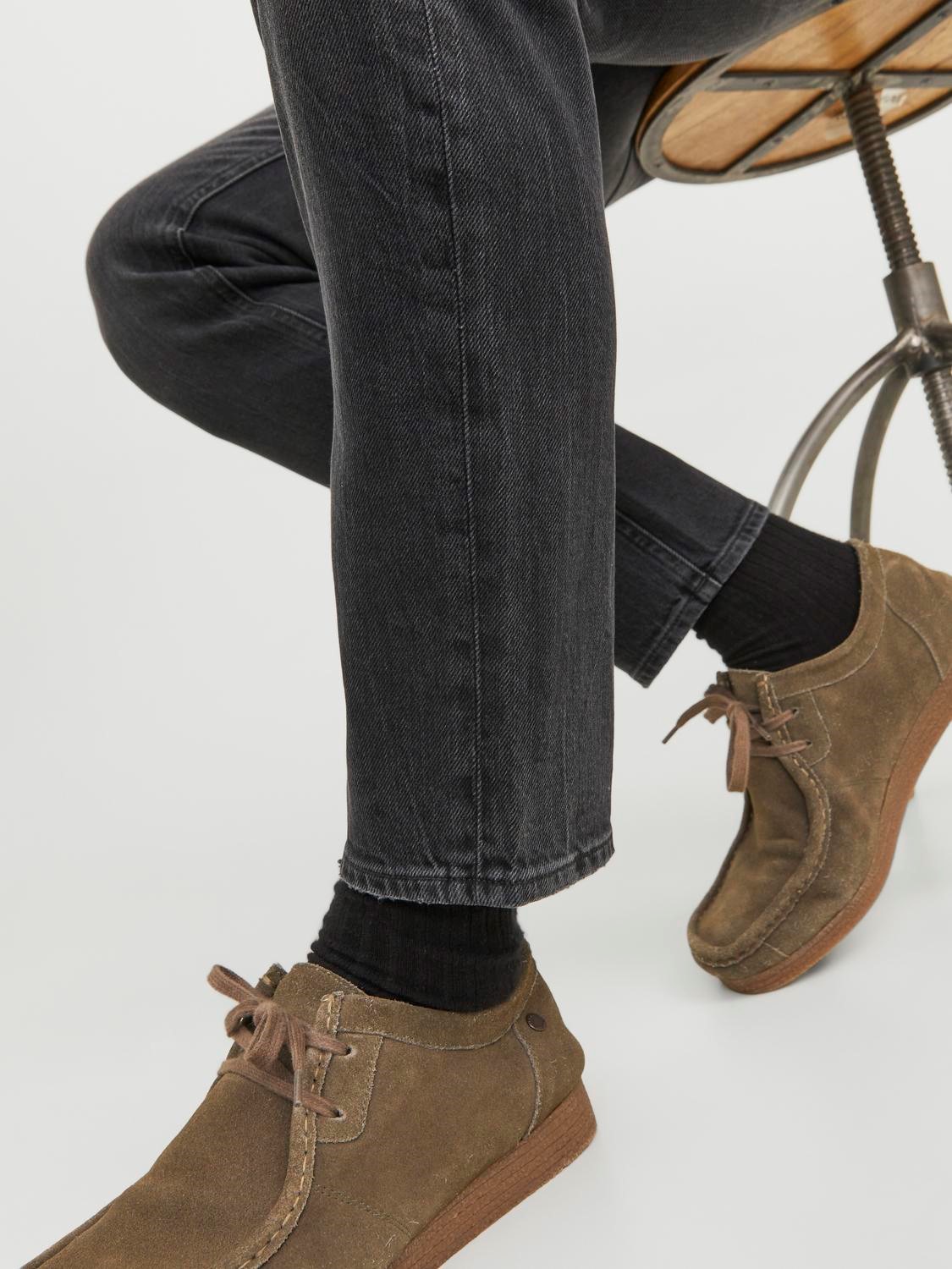 JACK & JONES Mike Original regular fit, heren jeans, zwart denim