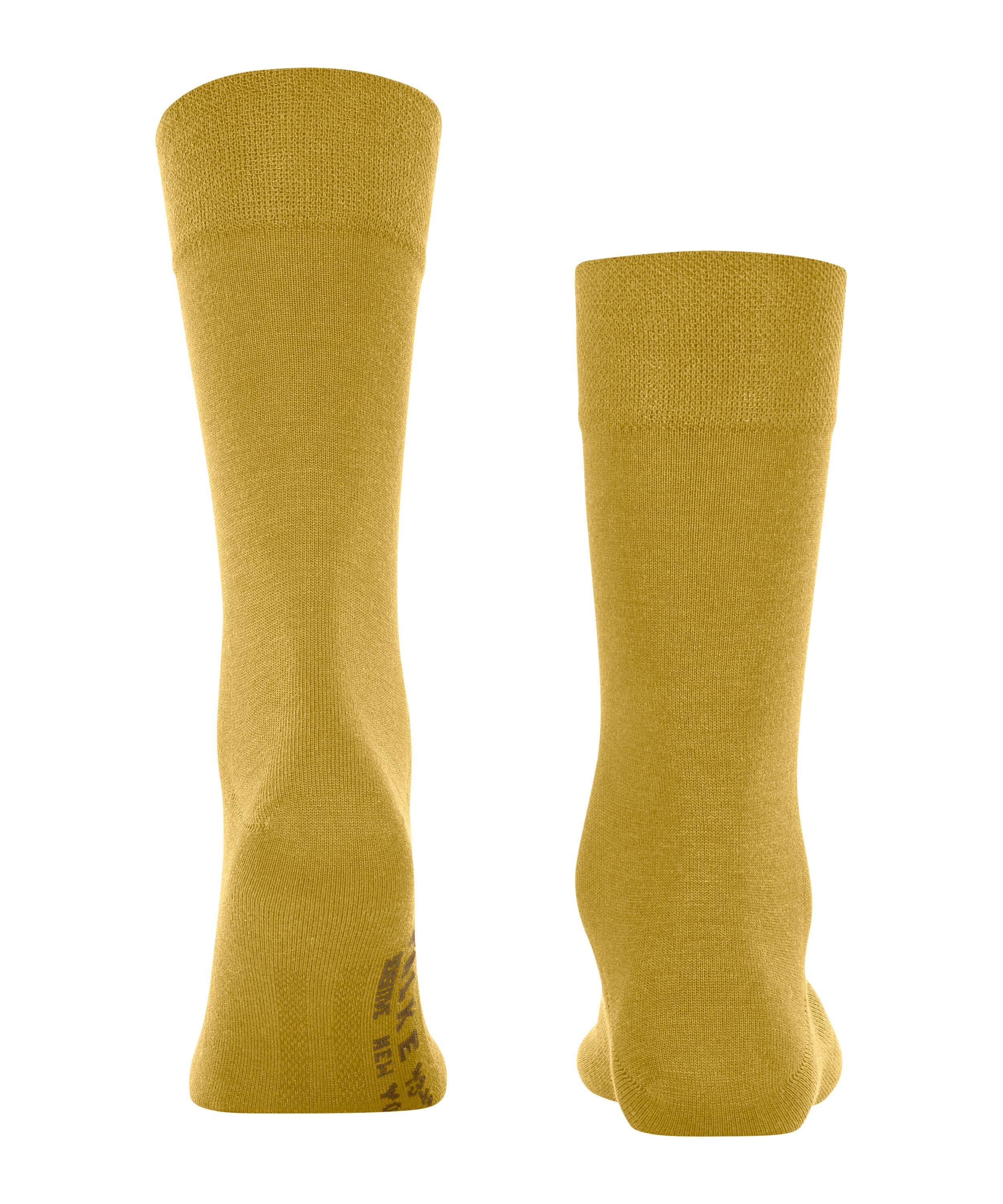 FALKE Sensitive New York herensokken, okergeel (nugget)