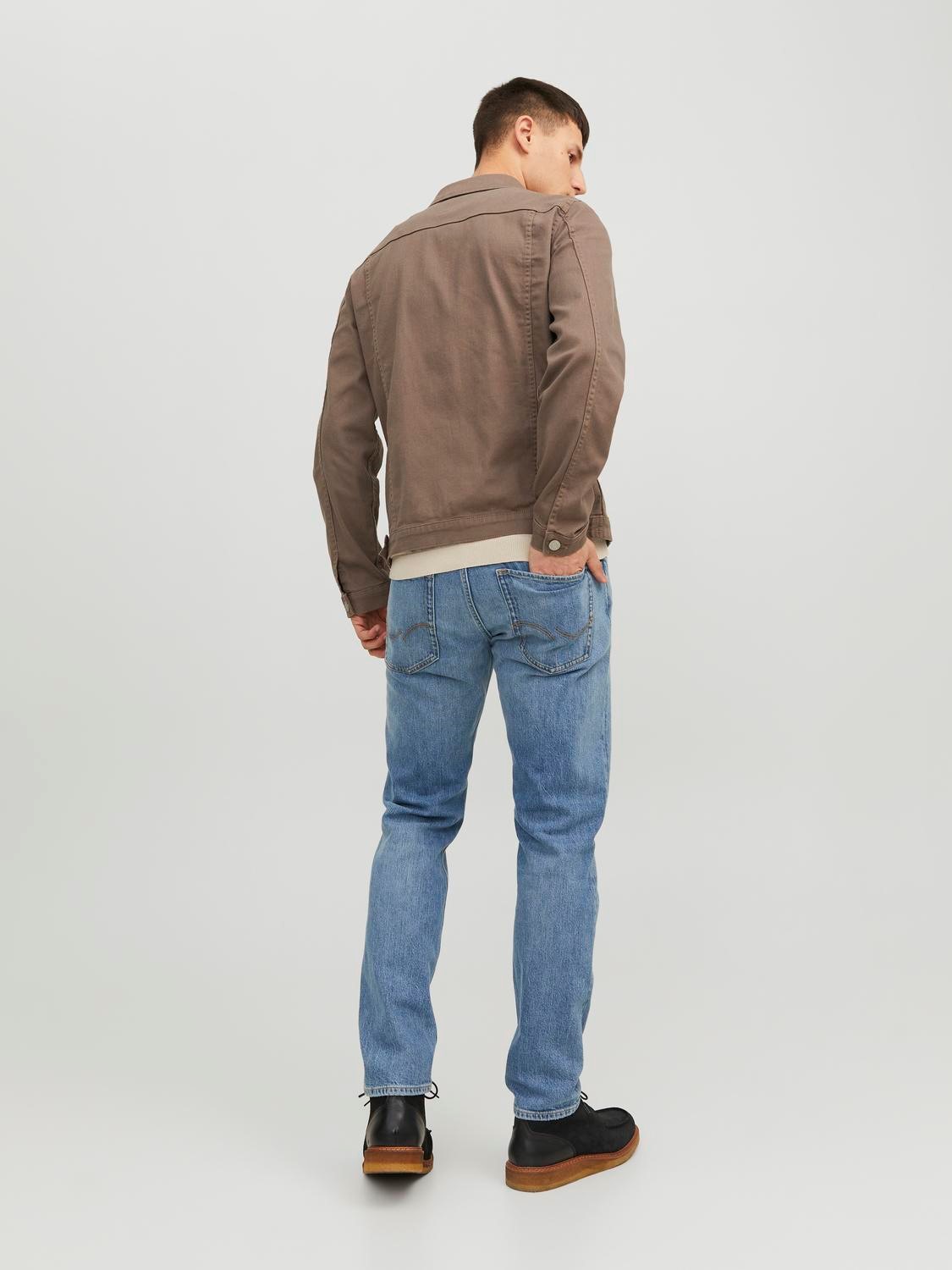JACK & JONES Mike Original regular fit, heren jeans, denimblauw