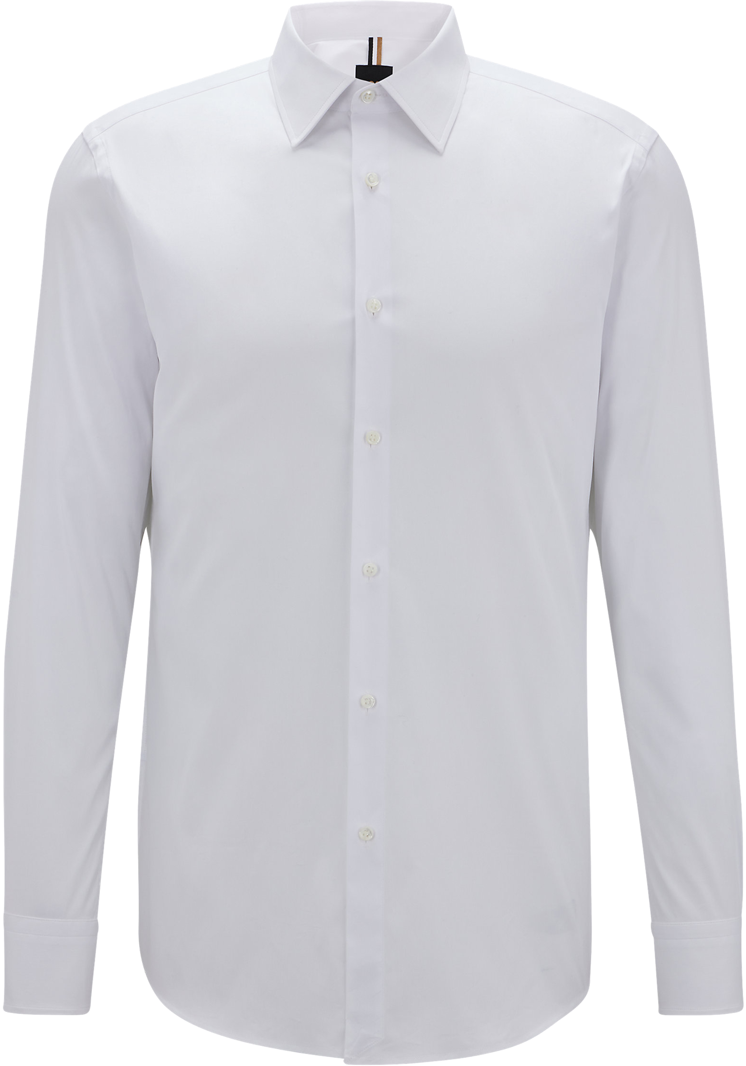 BOSS Hays slim fit overhemd, popeline, wit