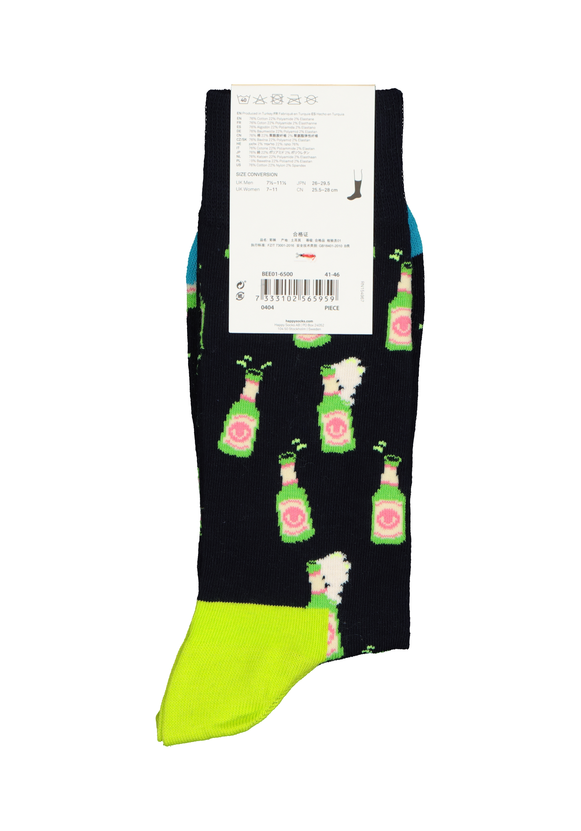Happy Socks Beer Sock, unisex sokken