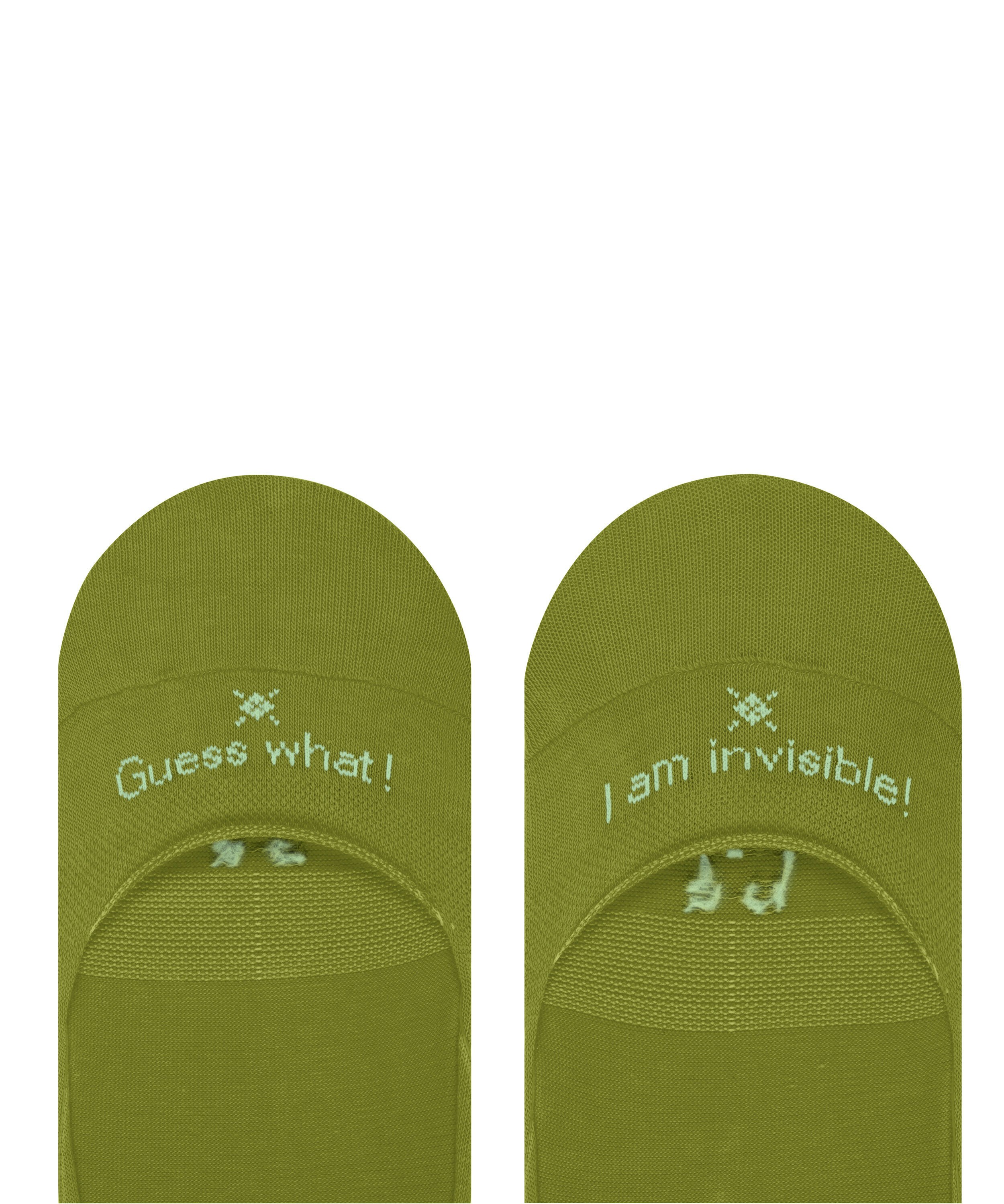 Burlington Carrington heren invisible sokken, groen (moss)