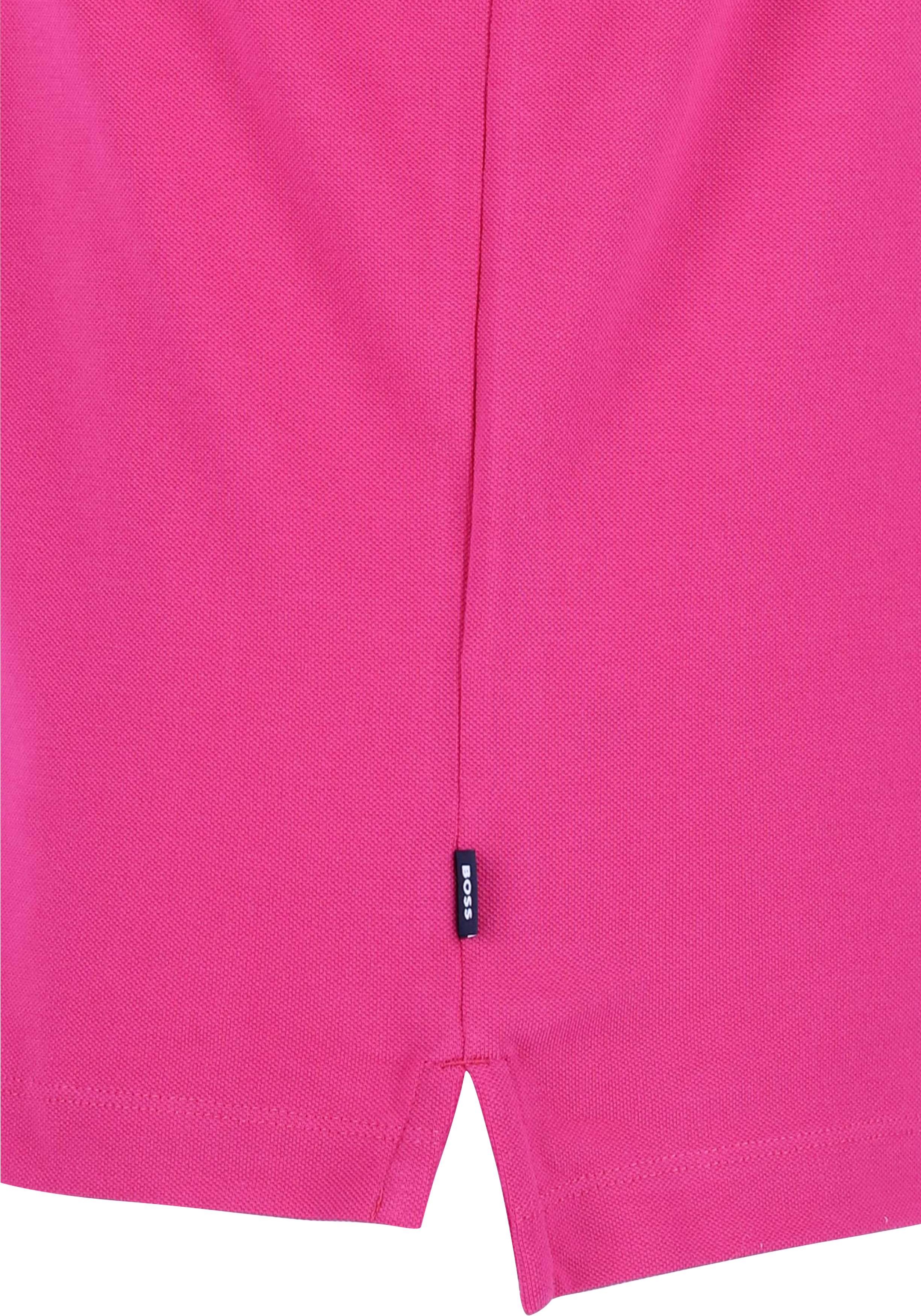 BOSS Parlay regular fit polo, pique, donkerroze