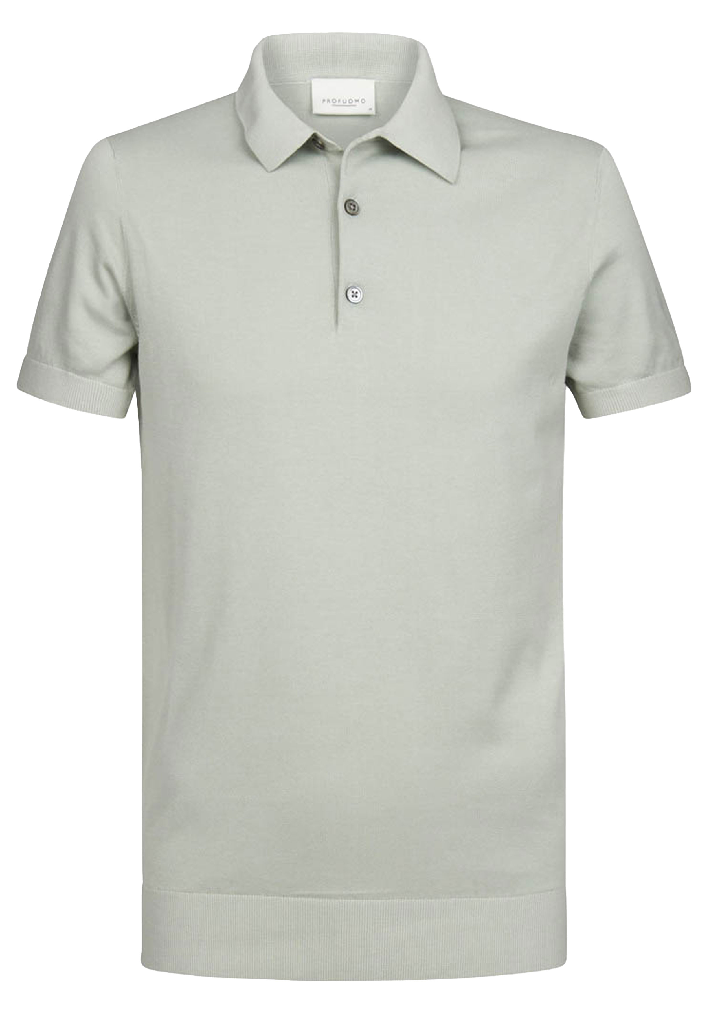 Profuomo slim fit heren polo, groen
