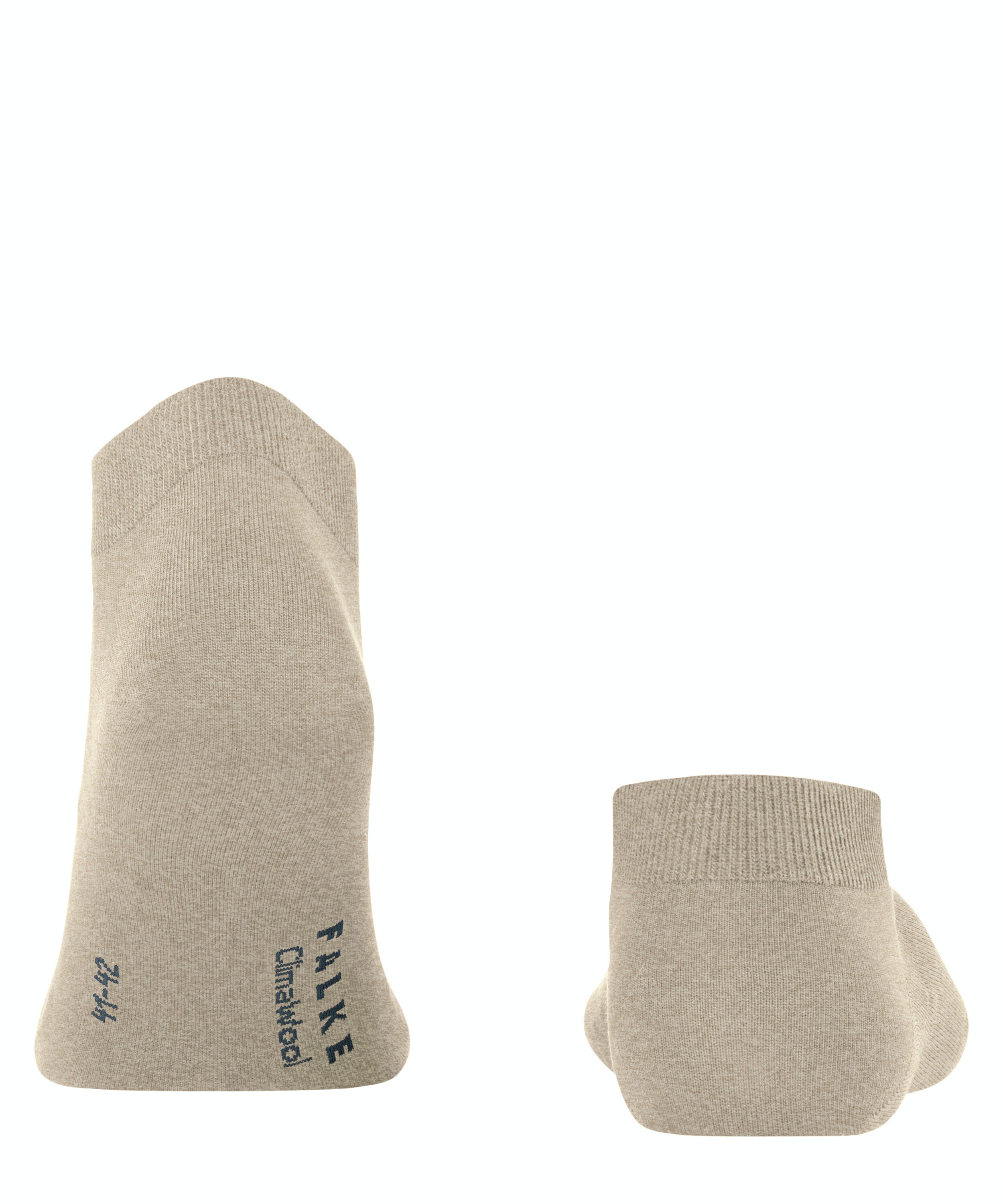 FALKE ClimaWool heren sneakersokken, beige melange (pebble mel.)