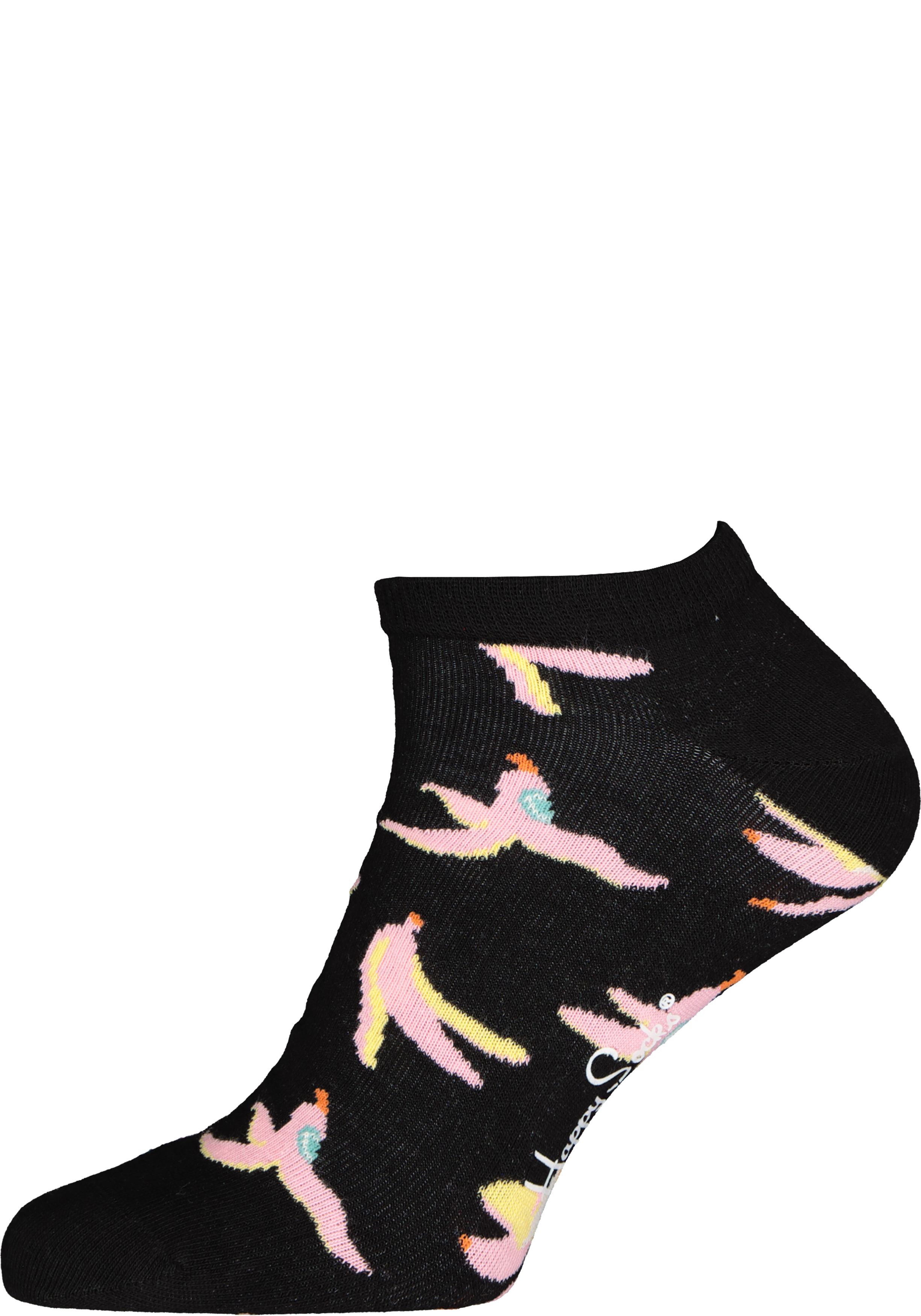 Happy Socks Banana Break Low Sock, korte sok met bananen