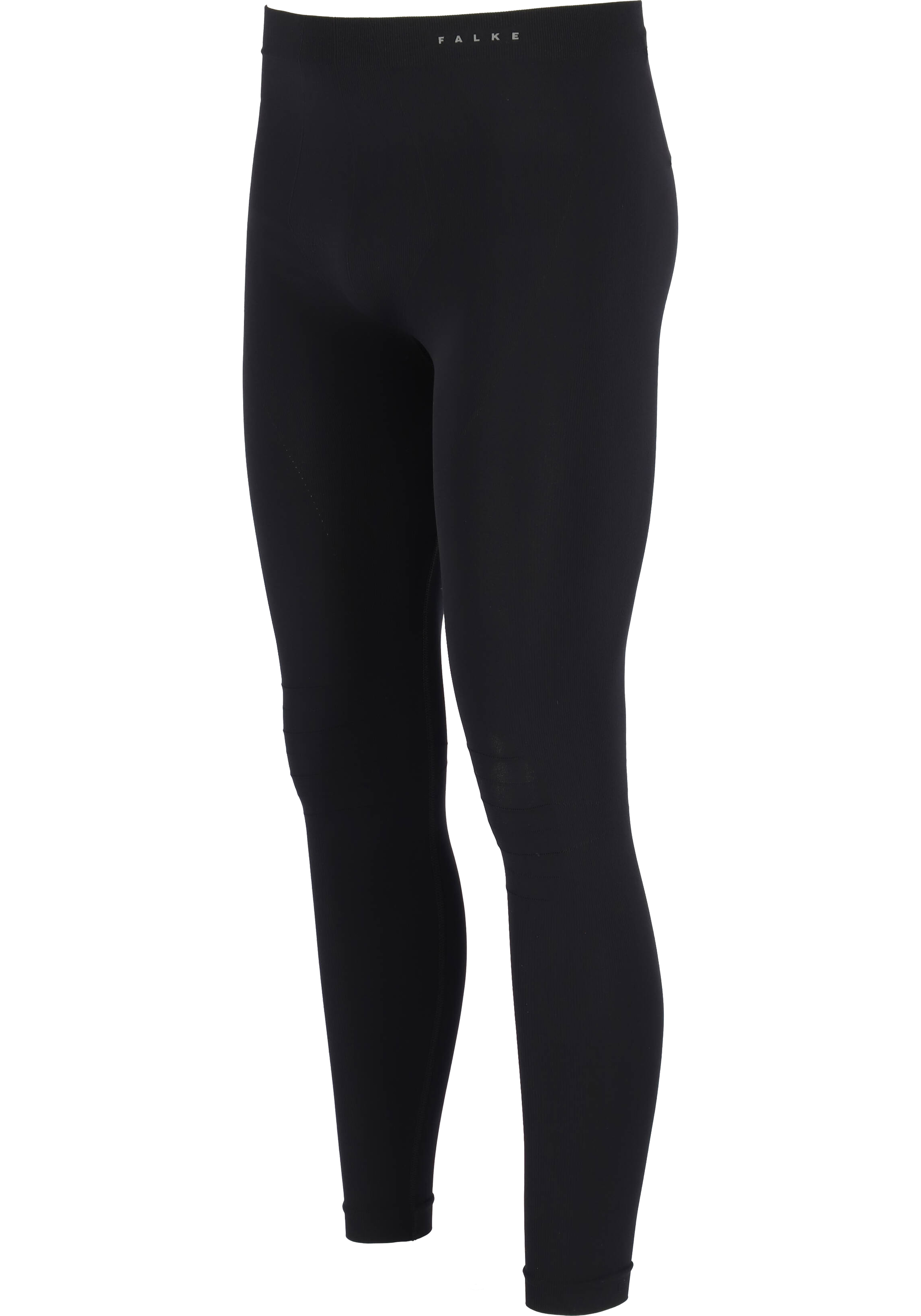 FALKE Warm heren thermobroek, lange thermobroek, zwart