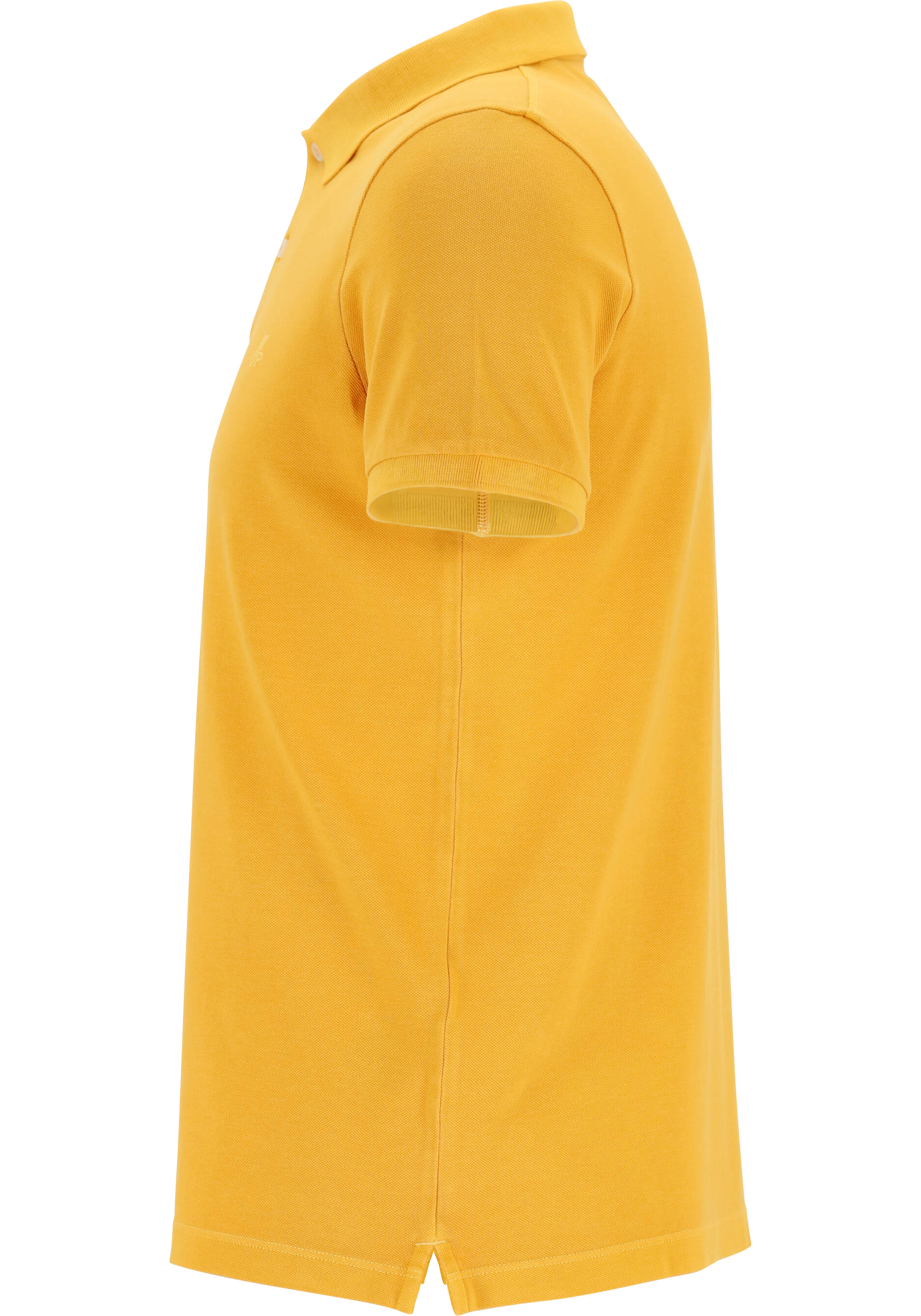 Marc O'Polo shaped fit polo, heren poloshirt, zonnig geel