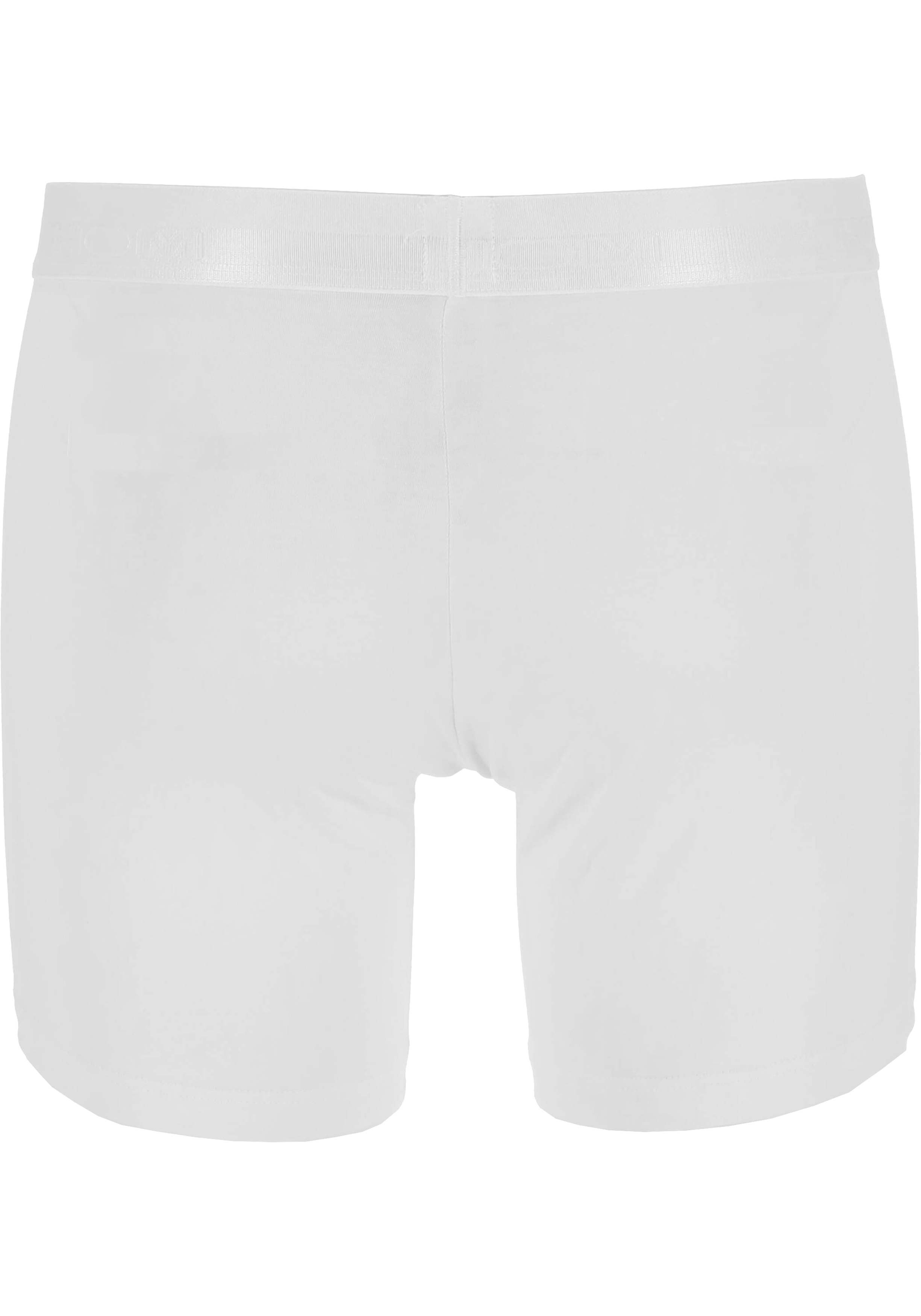 HOM HO1 long boxer briefs (1-pack), heren boxer lang met horizontale gulp, wit 