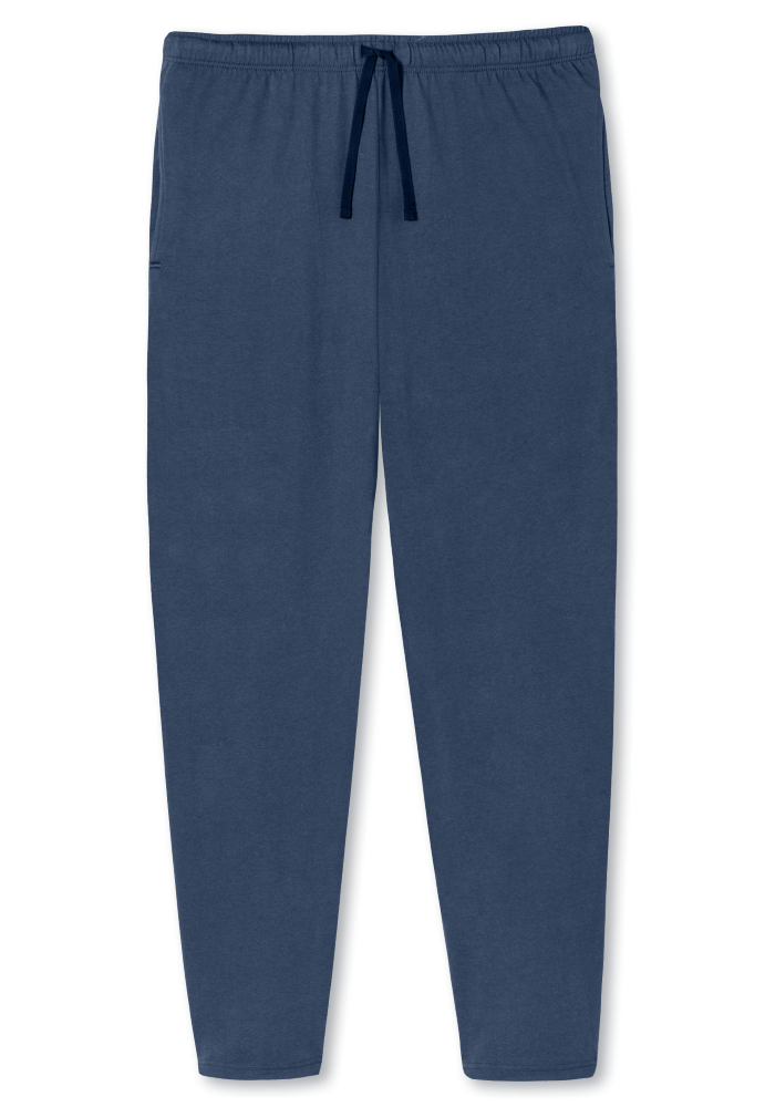 SCHIESSER Mix + Relax Pantalon, heren loungebroek, royaalblauw dessin