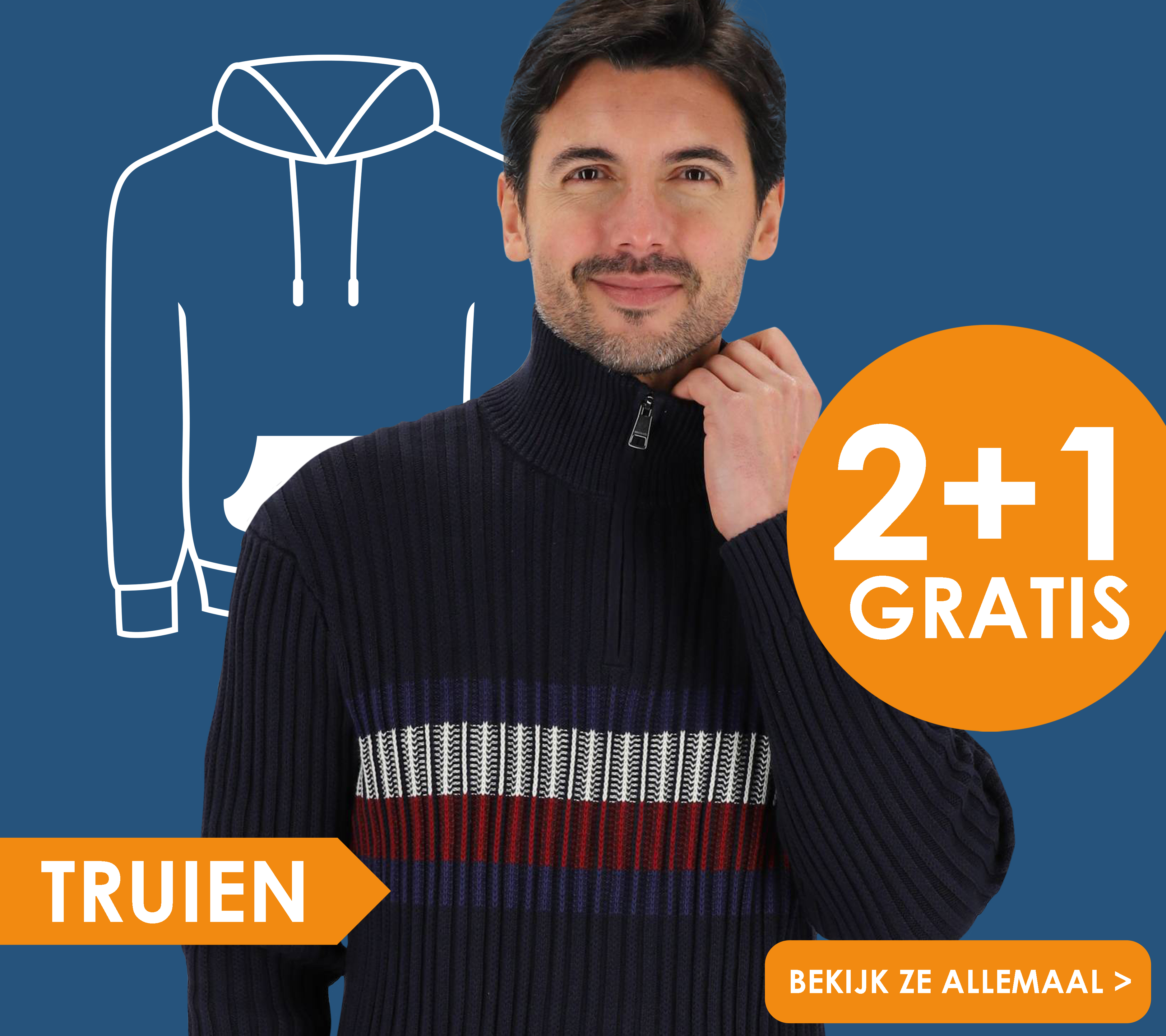 Truien, 2 plus 1 gratis bij HemdVoorHem, bekijk ze allemaal!