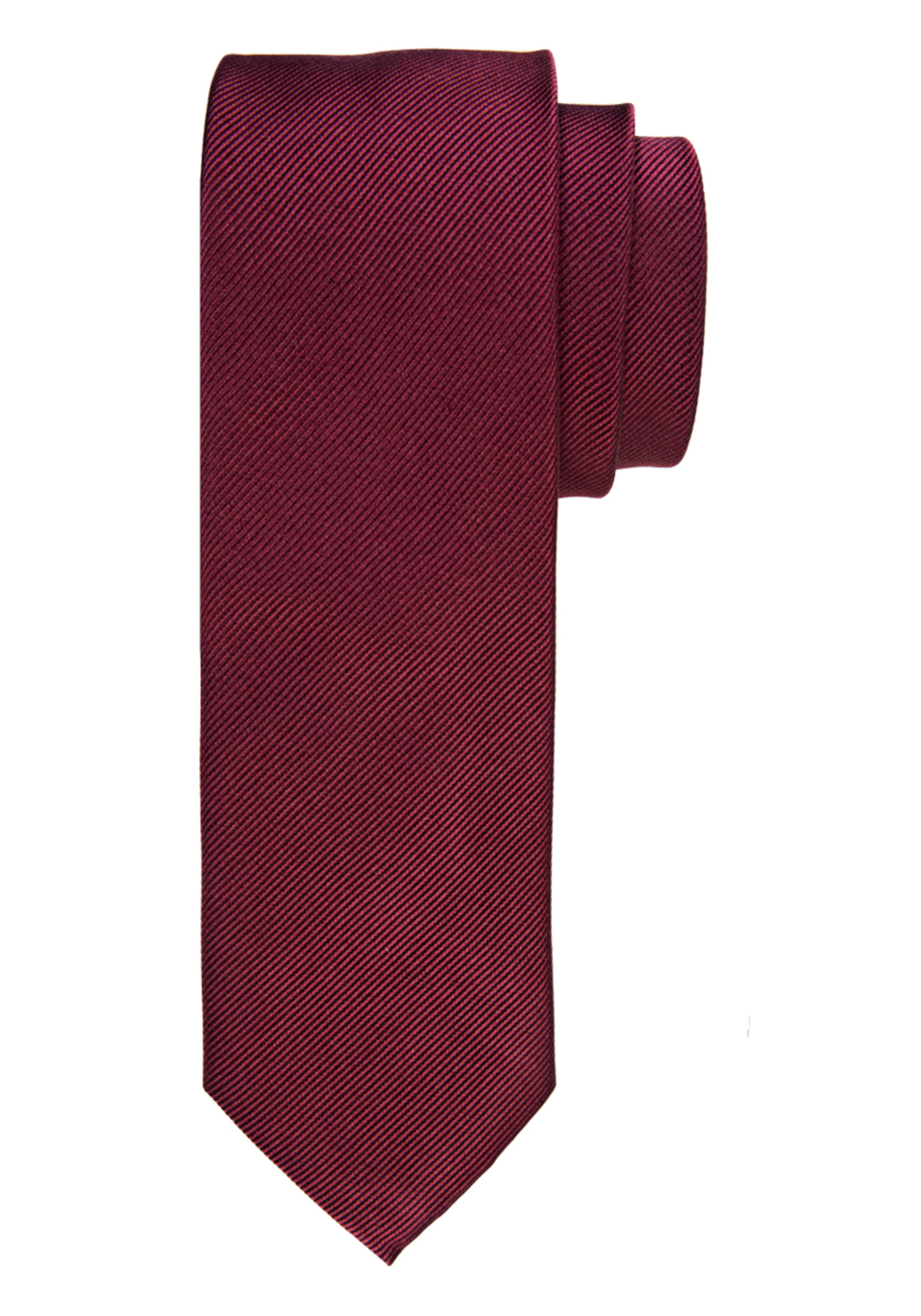 Profuomo stropdas, zijde, bordeaux rood