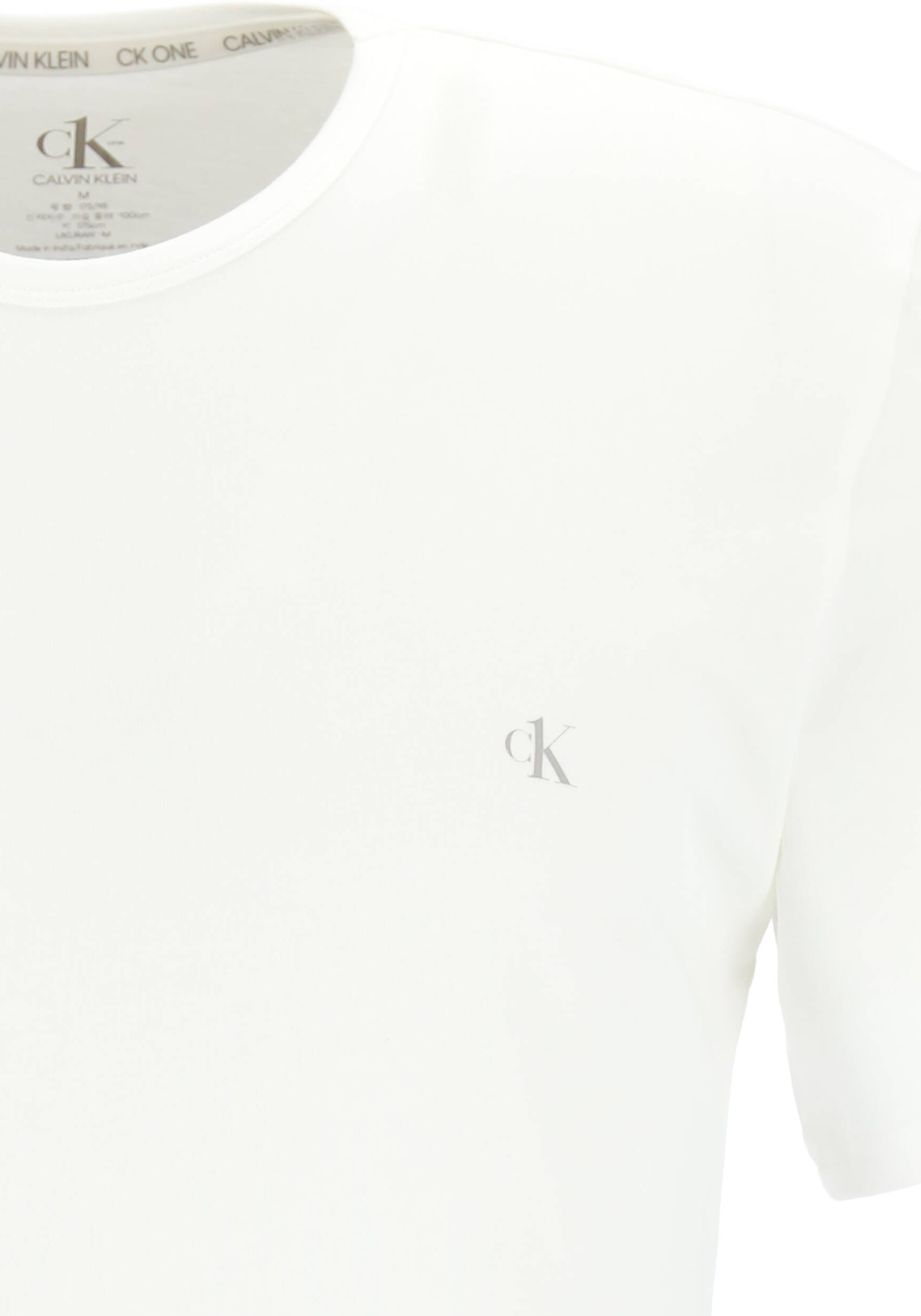 Calvin Klein CK ONE cotton crew neck T-shirts (2-pack), heren T-shirts O-hals, wit