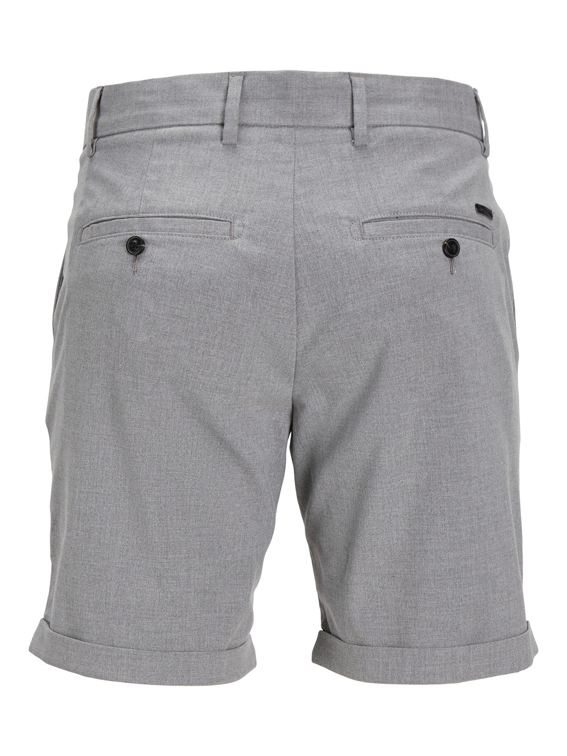 JACK & JONES Connor Shorts regular fit, heren chino korte broek, grijs melange