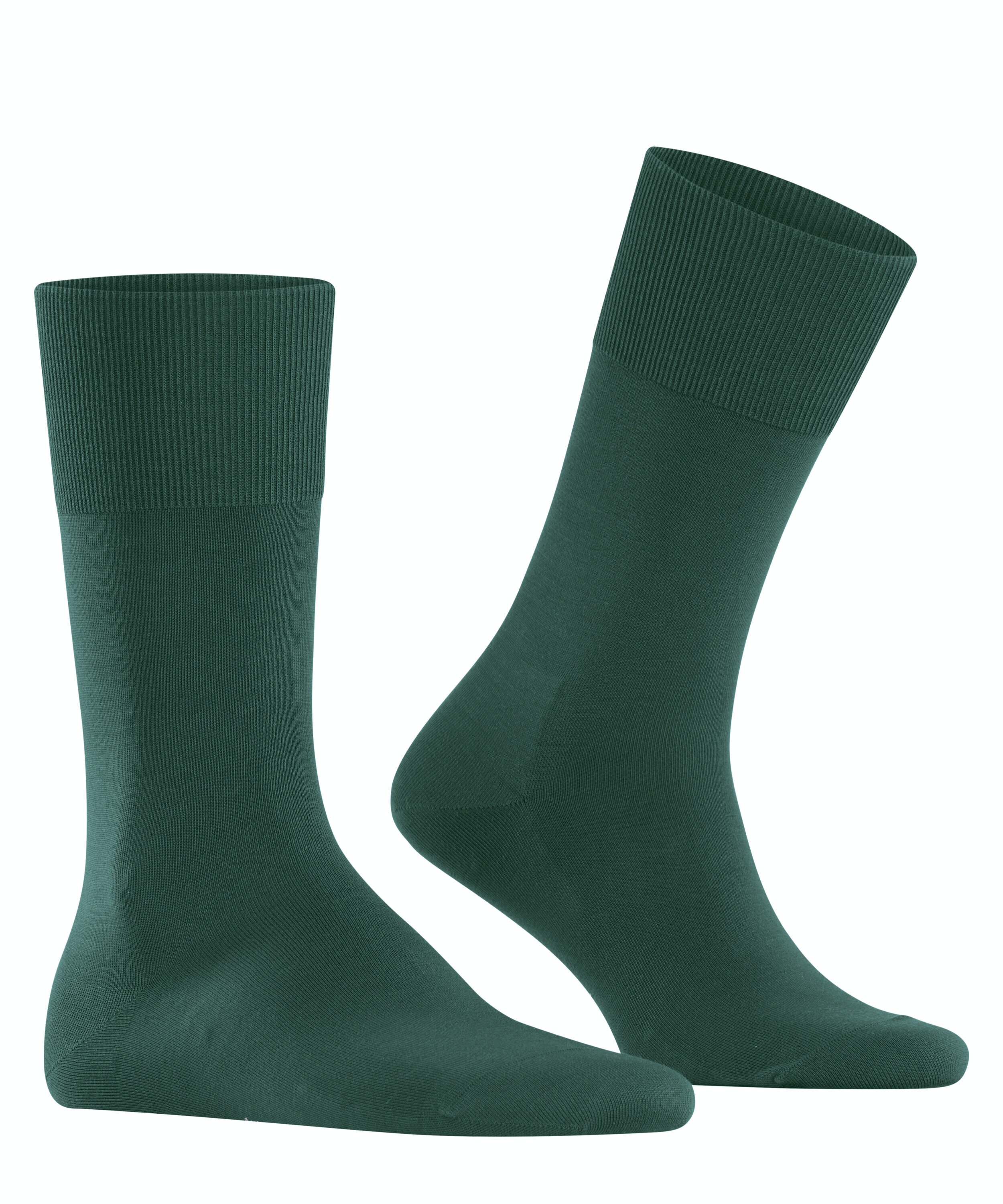 FALKE ClimaWool herensokken, groen (hunter green)