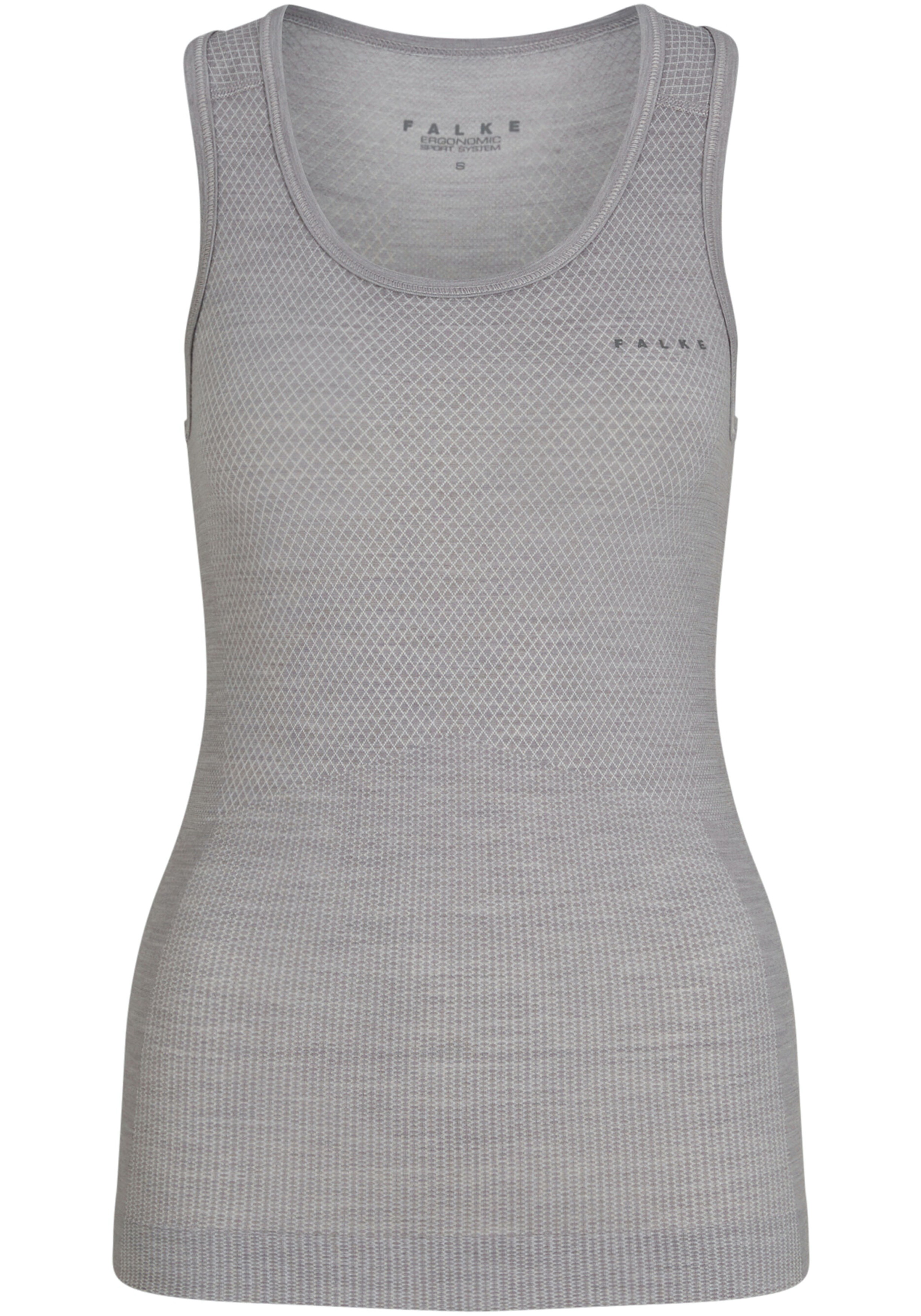 FALKE dames tanktop Wool-Tech Light, thermoshirt, grijs (grey-heather)