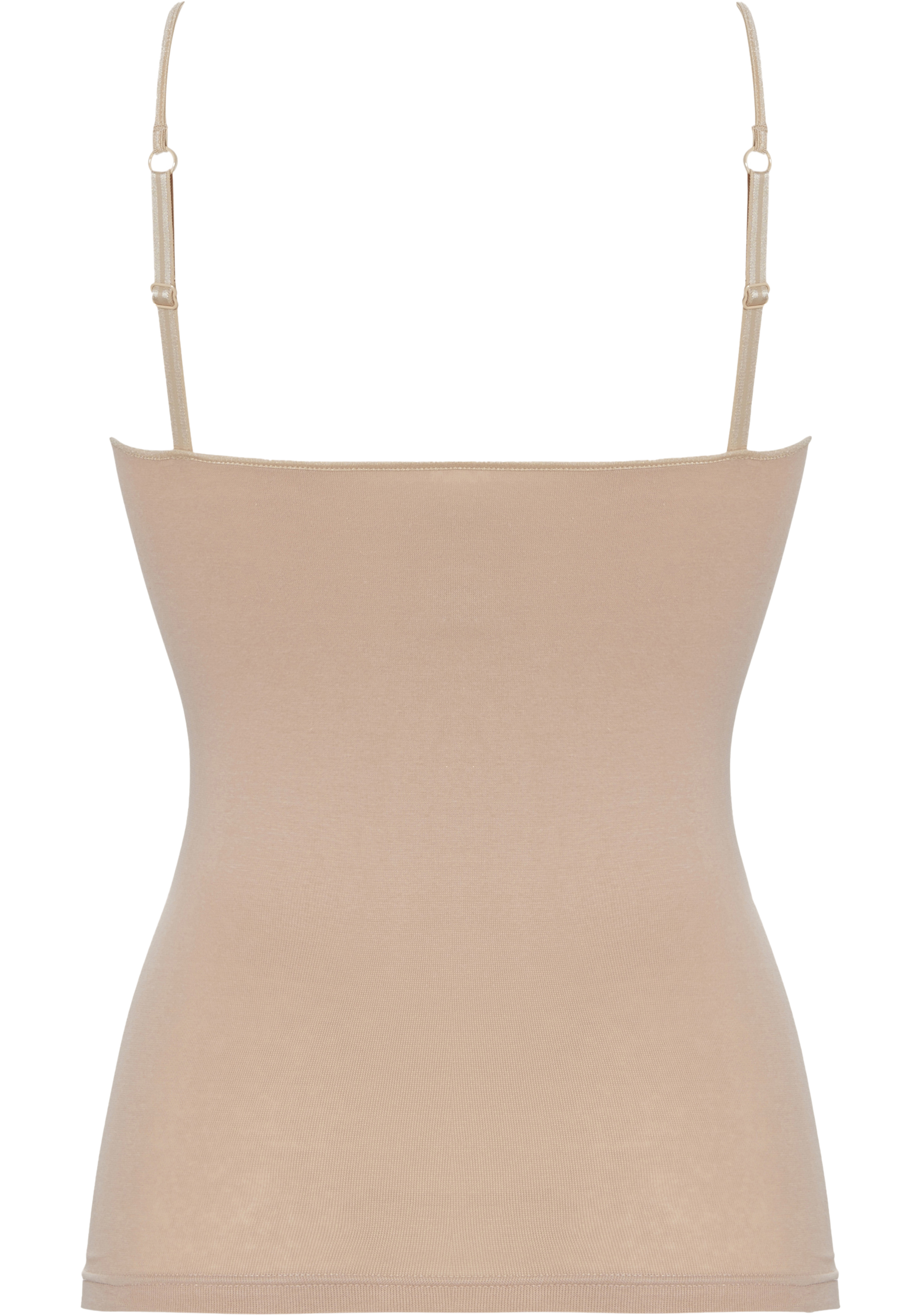 TEN CATE Basic women spaghetti top (2-pack), dames hemd smalle bandjes, huidskleur