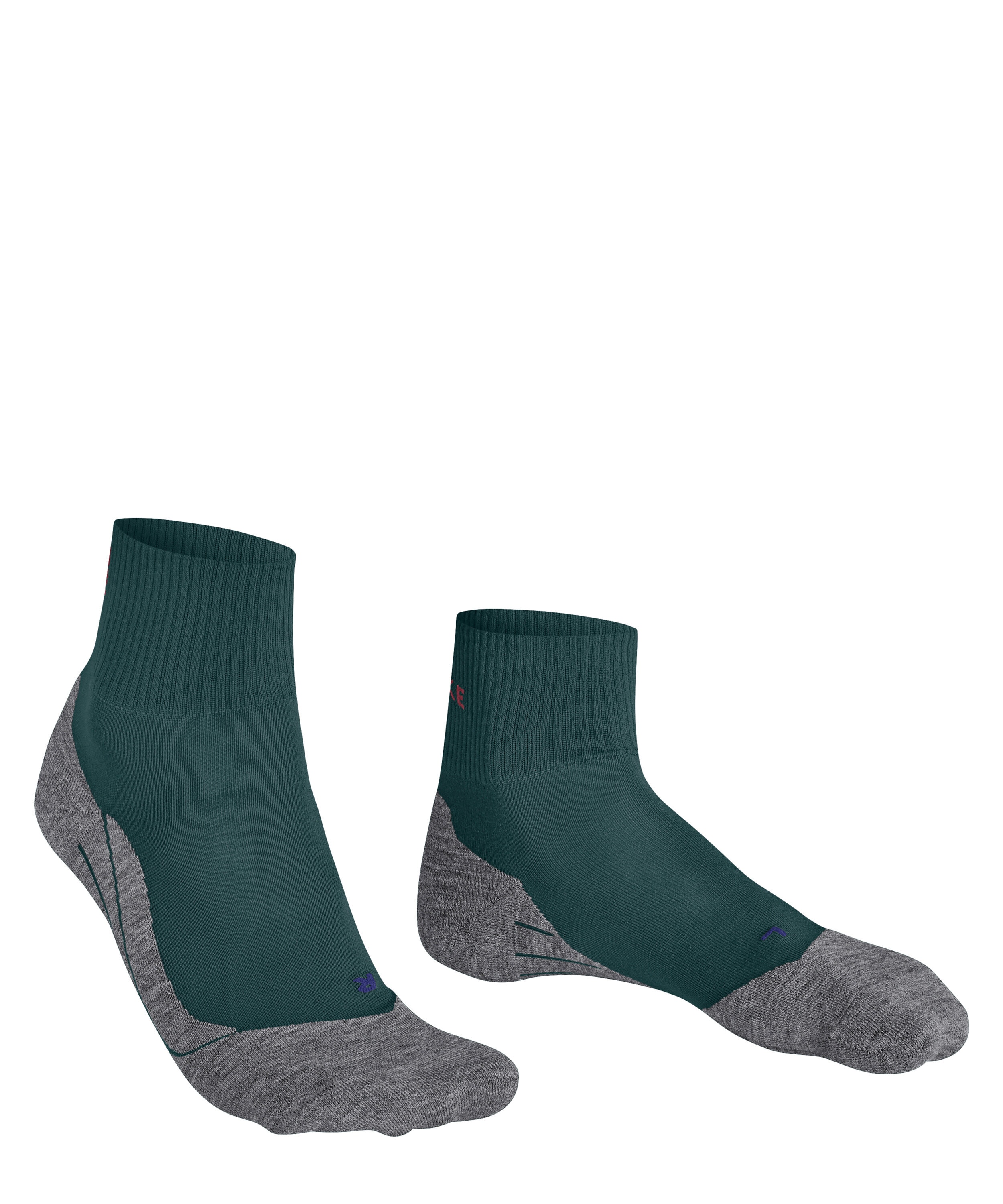 FALKE TK5 Wander Cool Short heren trekking sokken kort, hulstgroen (holly)
