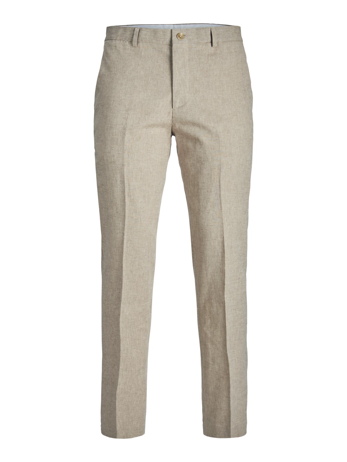 JACK & JONES Riviera Linen Trouser Fit slim fit, heren pantalon, beige
