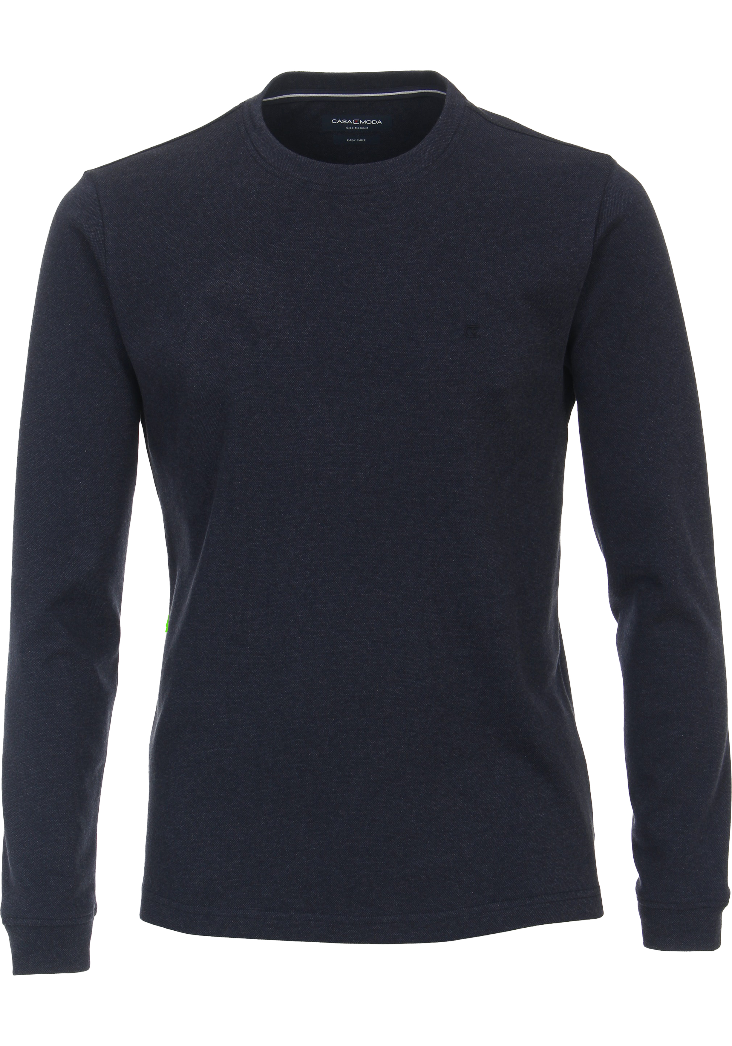 CASA MODA comfort fit T-shirt lange mouw, blauw