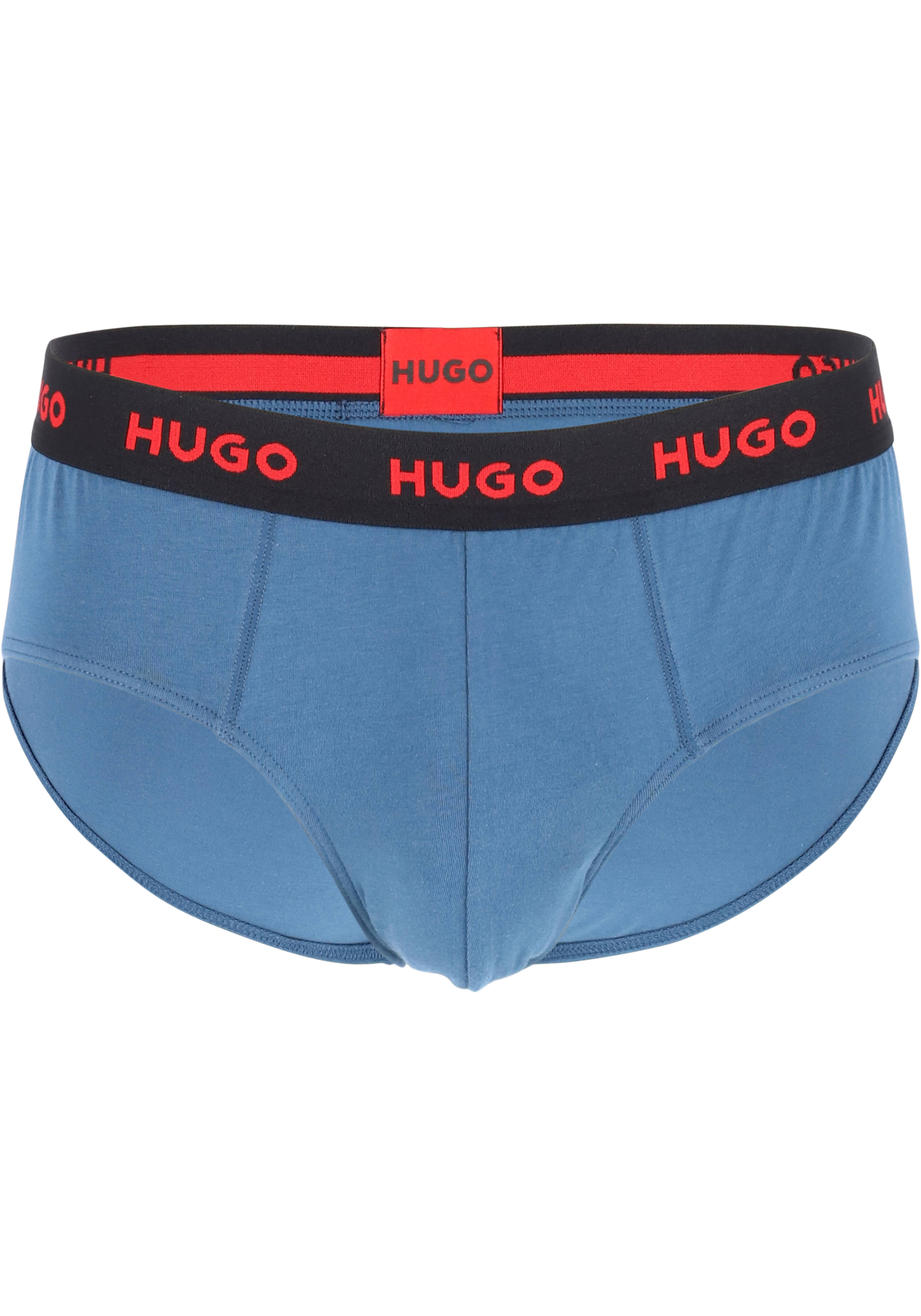 HUGO hipster briefs (3-pack), heren slips, multicolor (set met verschillende kleuren)