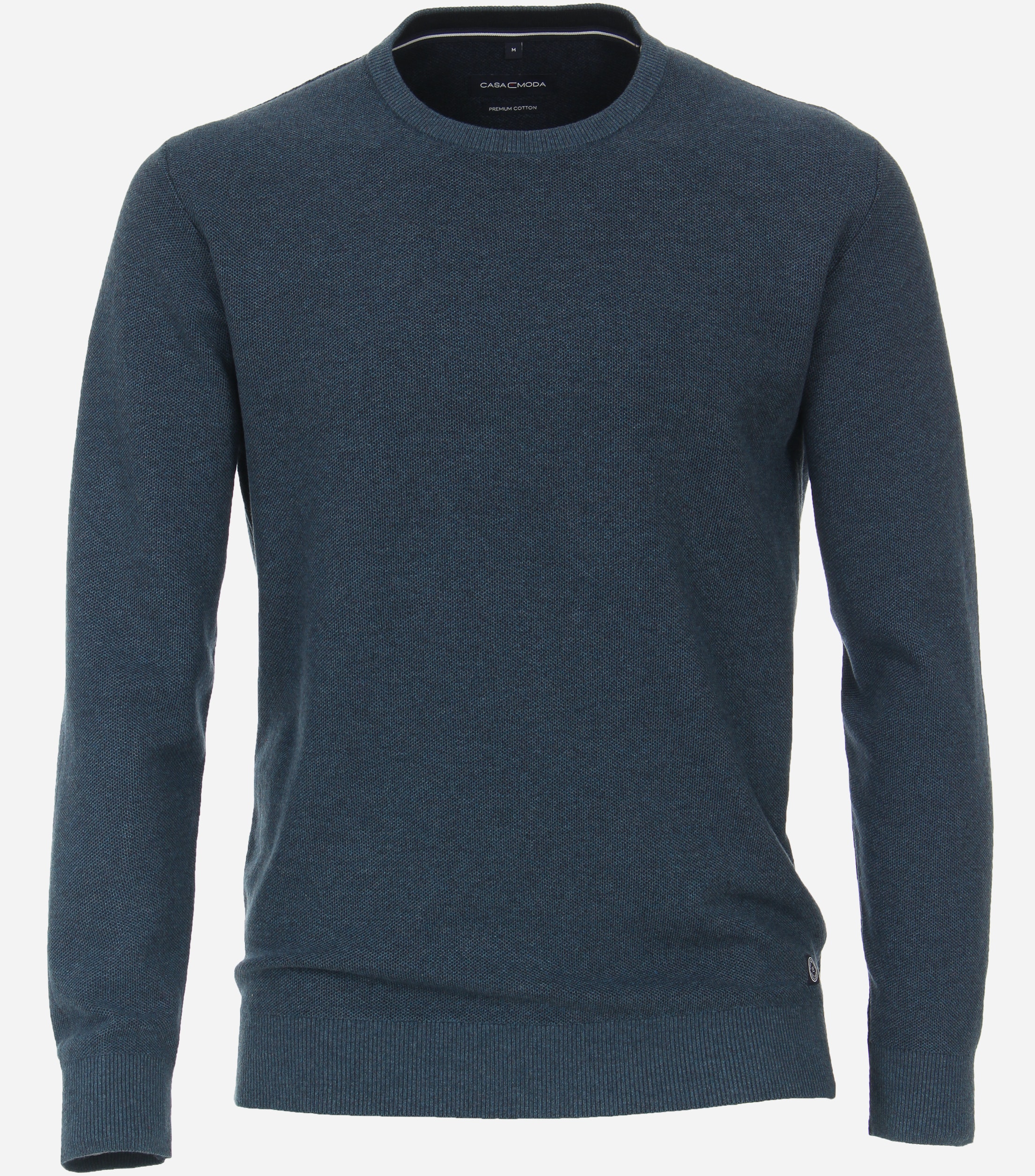CASA MODA comfort fit trui, middenblauw melange