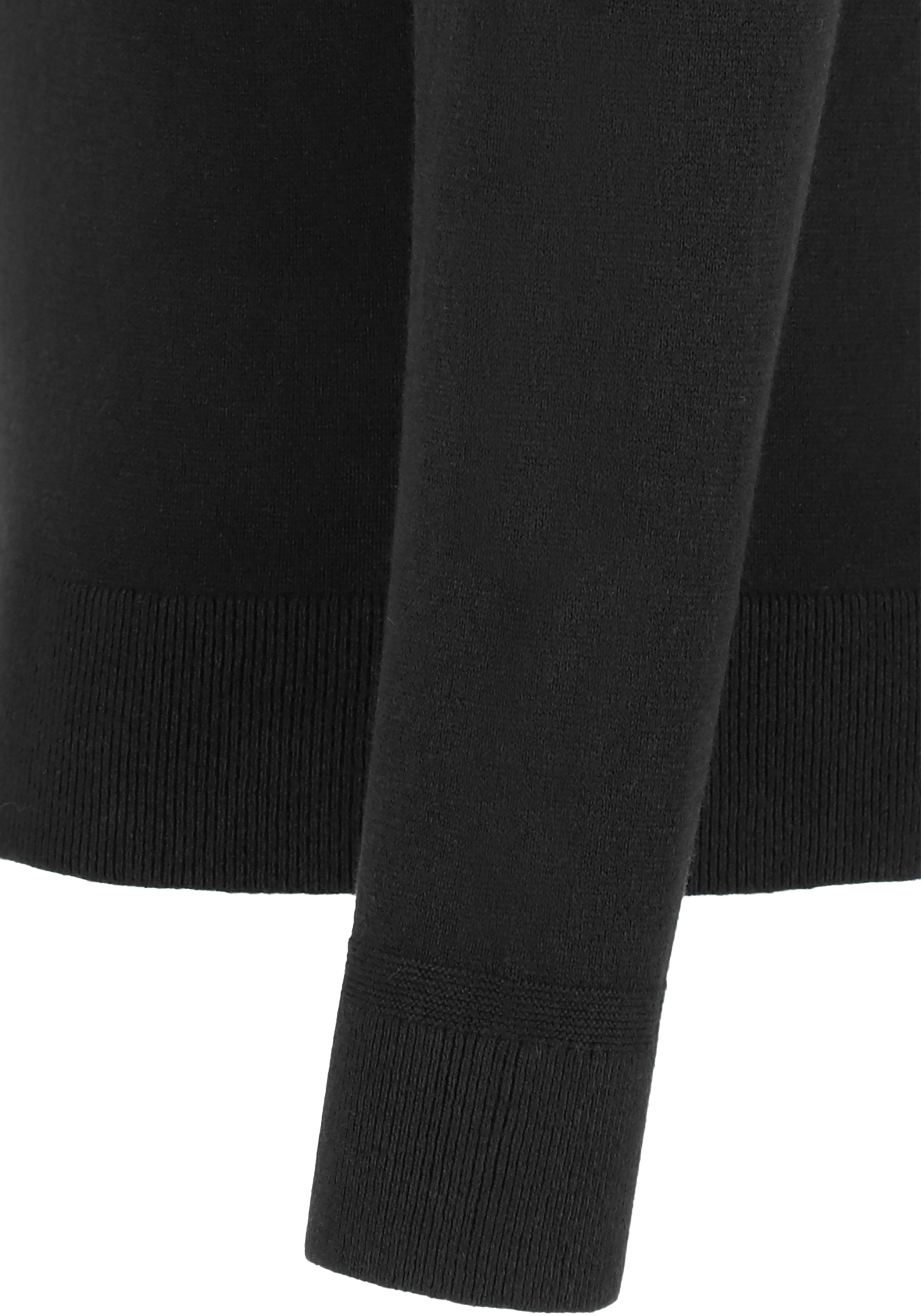 Tommy Hilfiger V-hals trui katoen met kasjmier, Pima Organic Cotton Cashmere, zwart (Black)