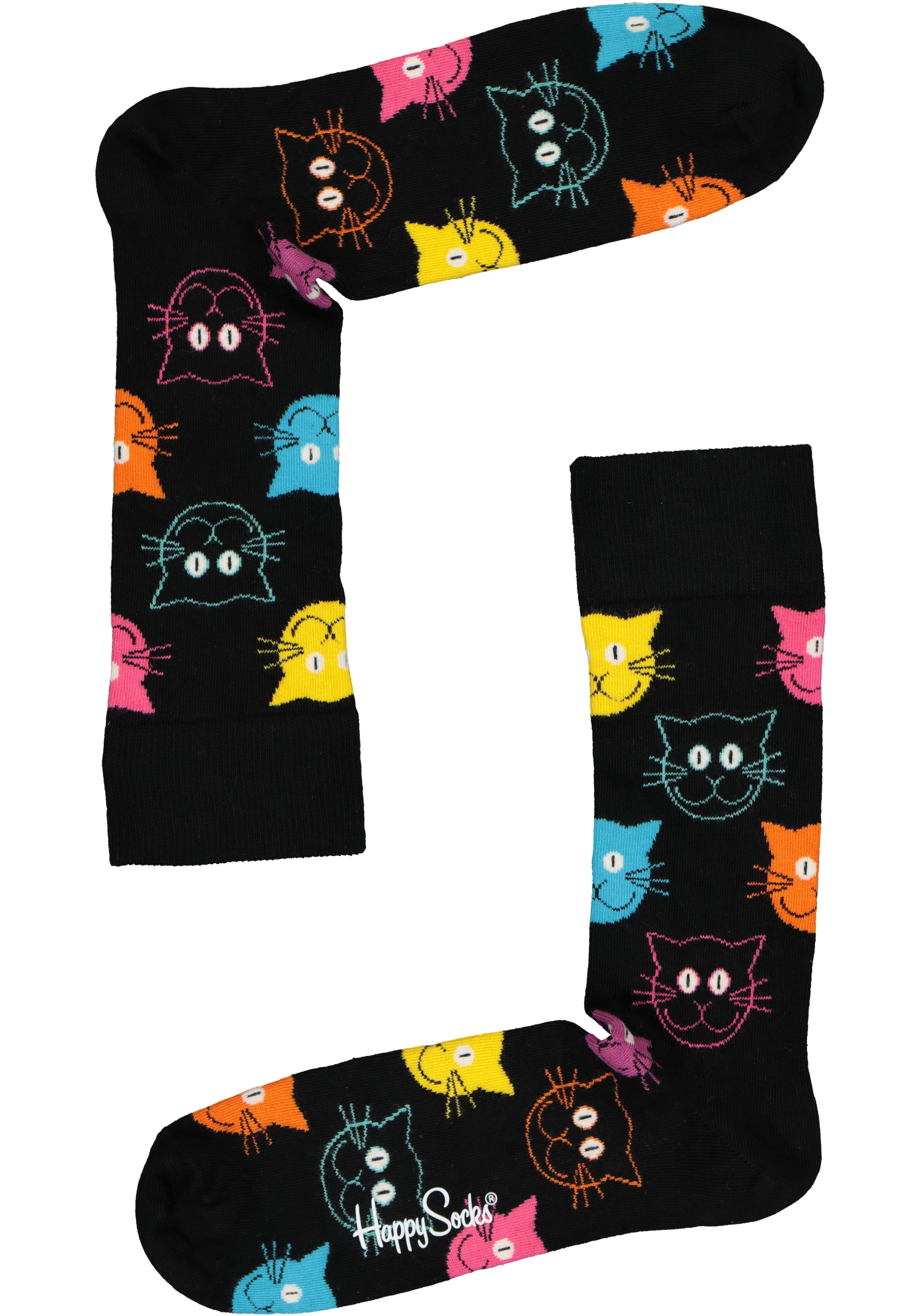 Happy Socks Cat Sock, unisex sokken