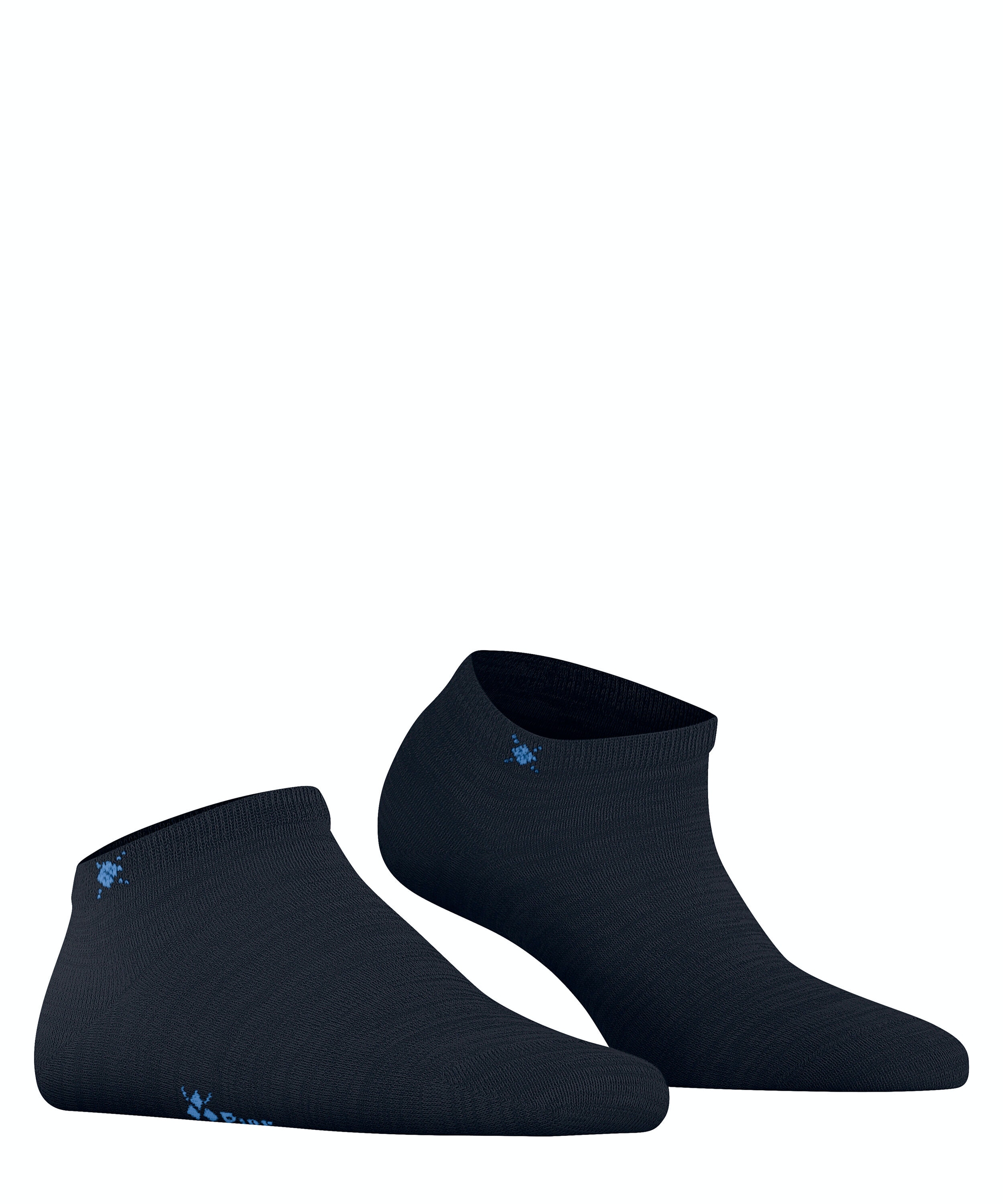 Burlington Soho Vibes dames sneakersokken, blauw (marine)