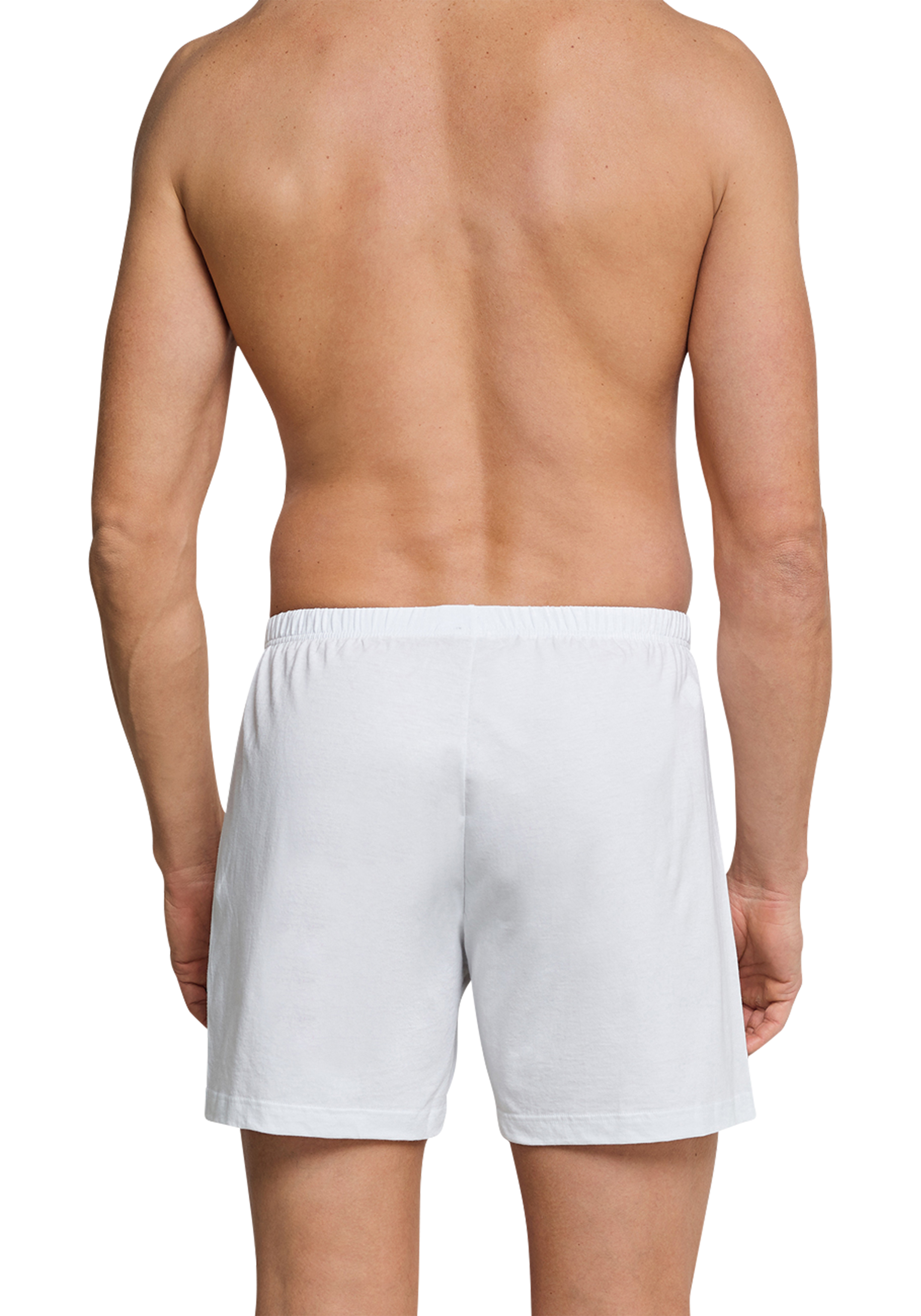 SCHIESSER Cotton Essentials boxershorts wijd (2-pack), tricot, zwart en wit