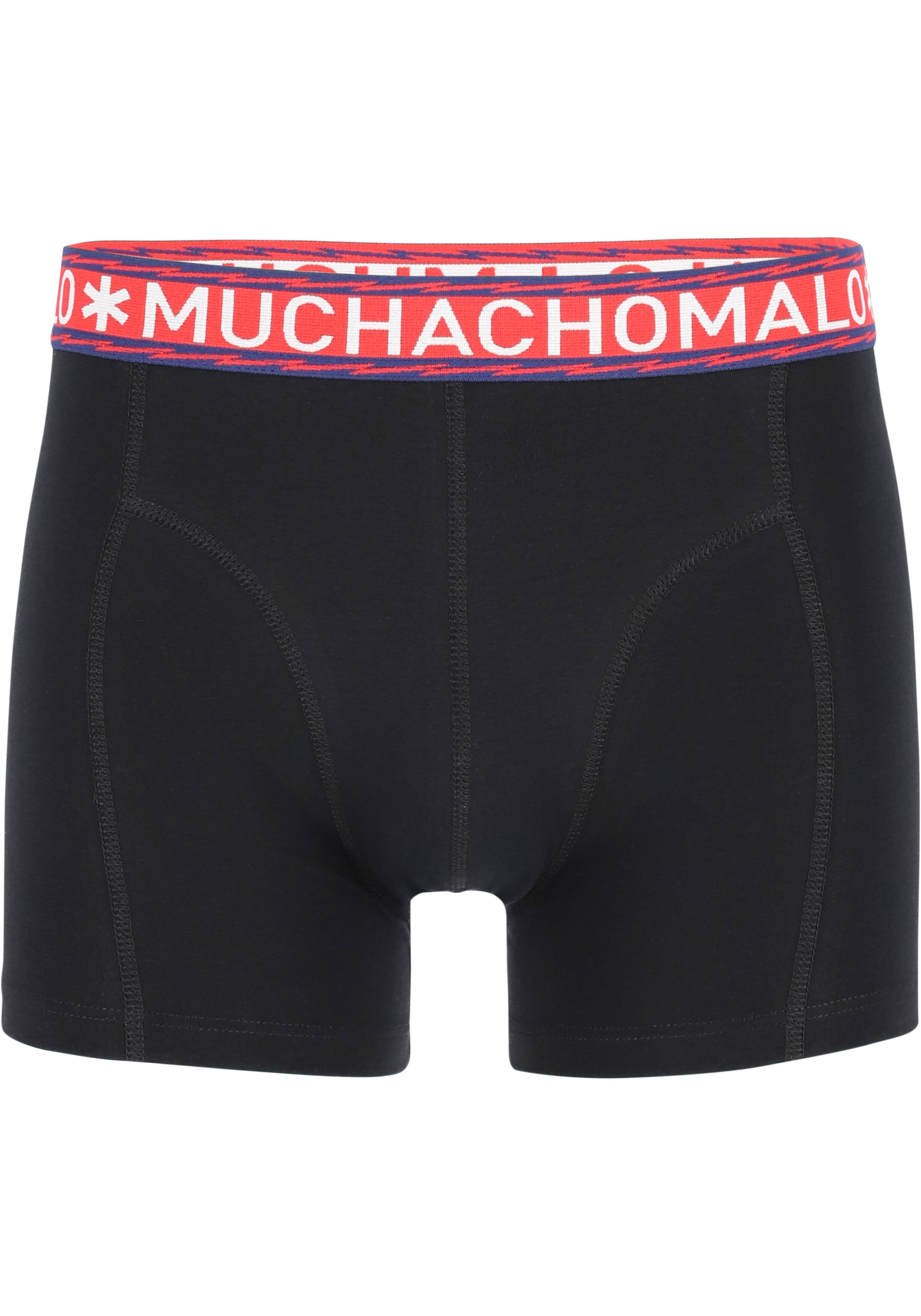 Muchachomalo heren boxershorts (3-pack), heren boxers normale lengte Solid, blauw, rood, zwart