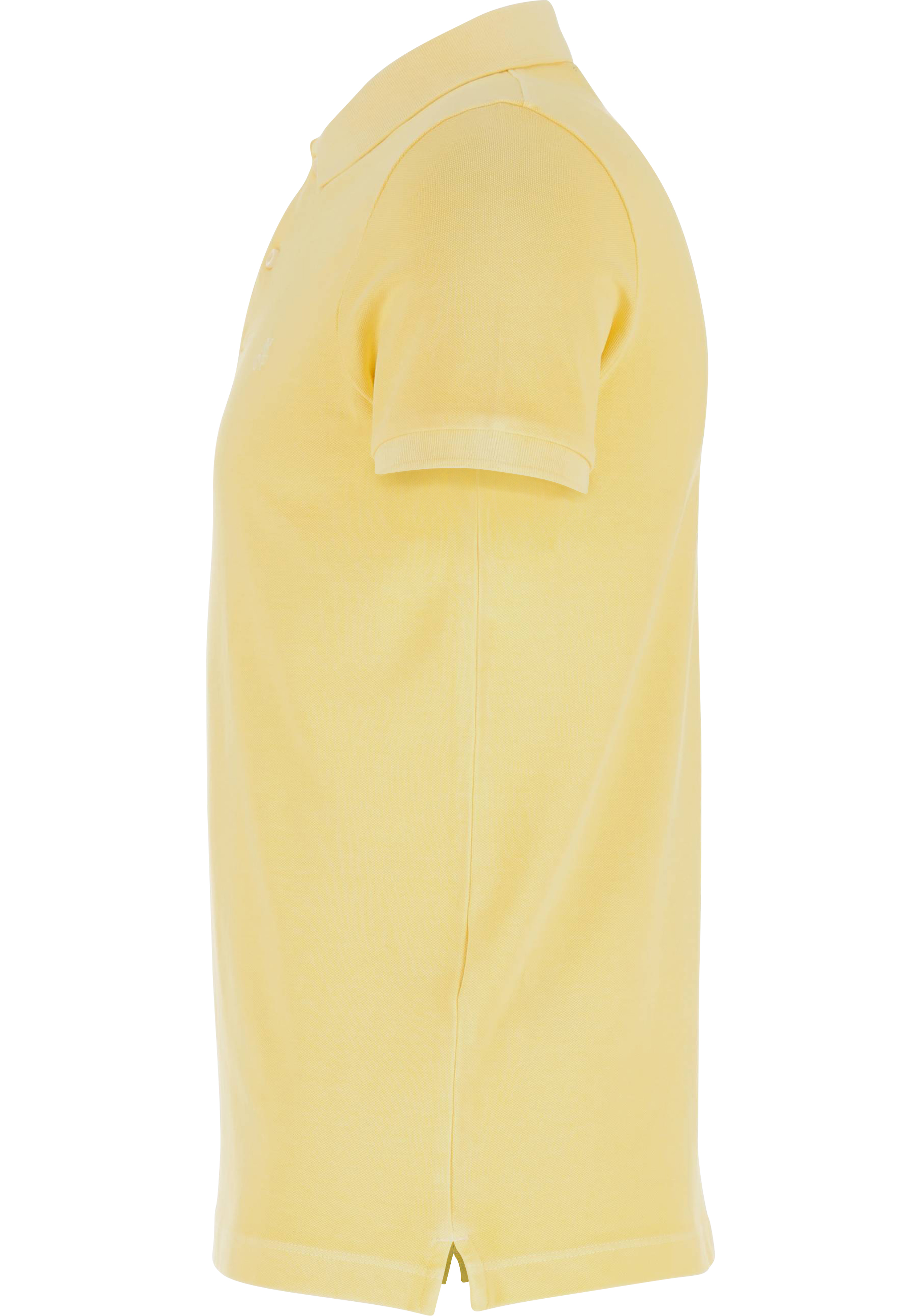Marc O'Polo shaped fit polo, heren poloshirt korte mouw, geel