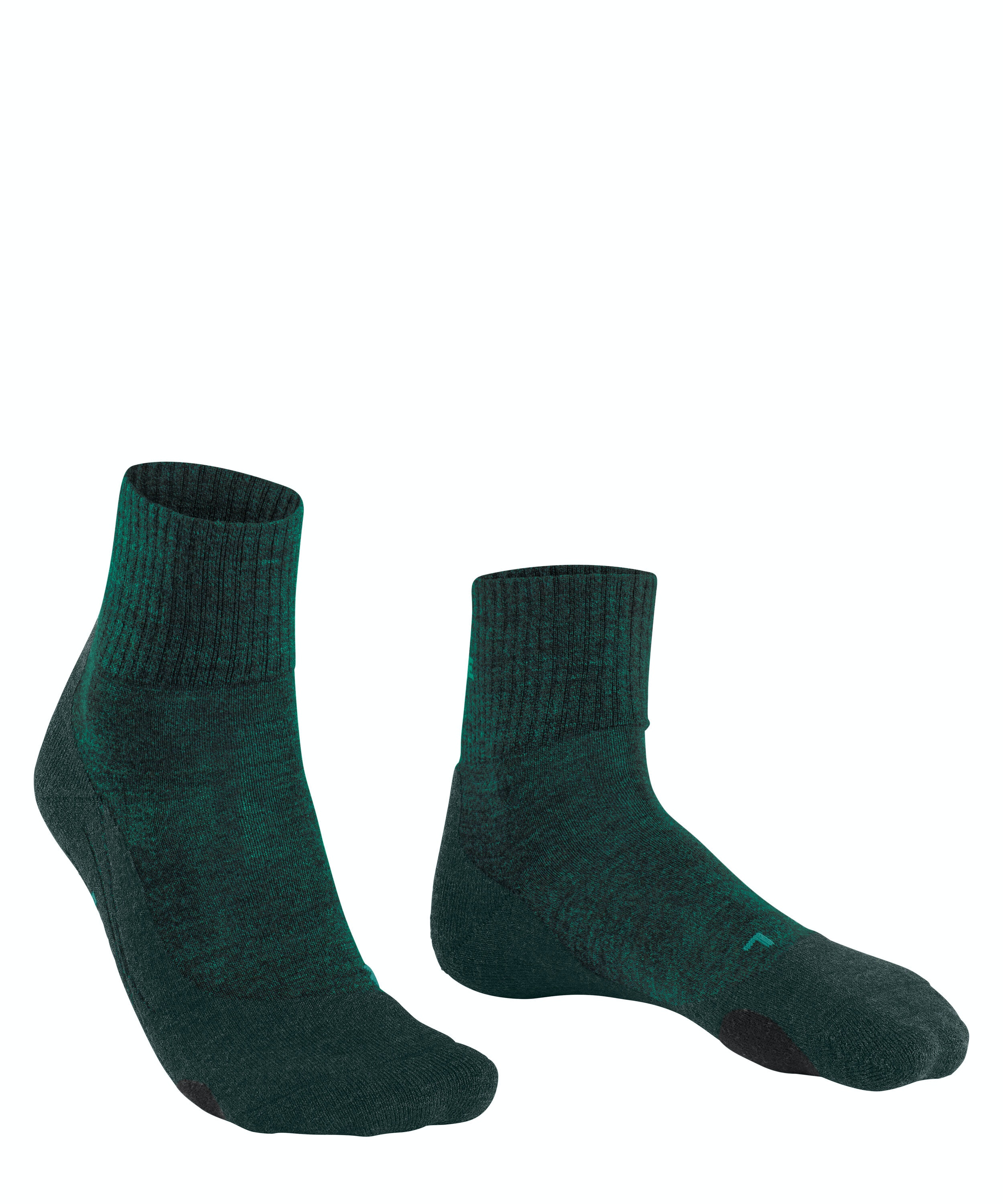 FALKE TK2 Explore Wool Short herensokken kort, hulstgroen (holly)