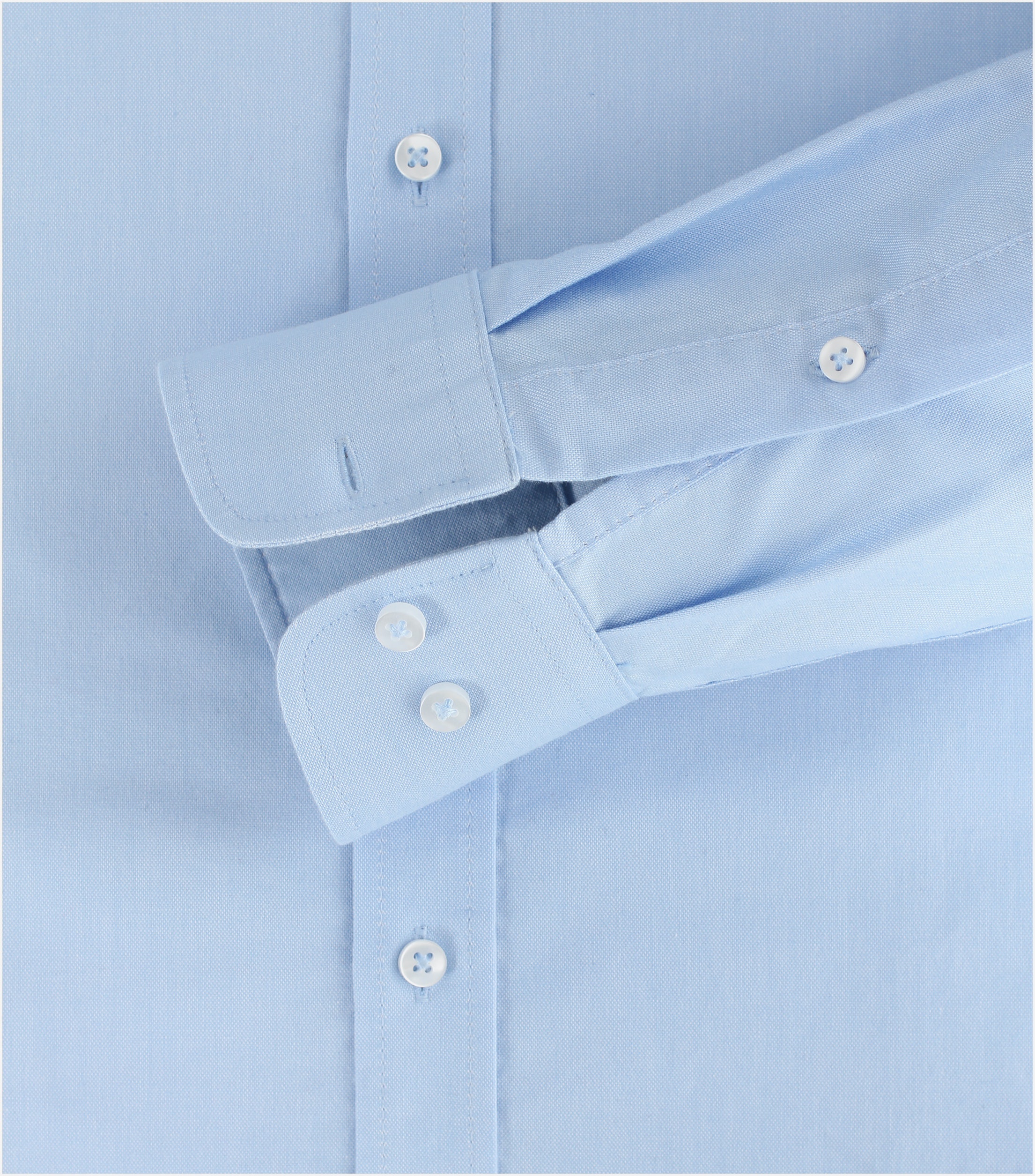 Redmond comfort fit overhemd, popeline, blauw