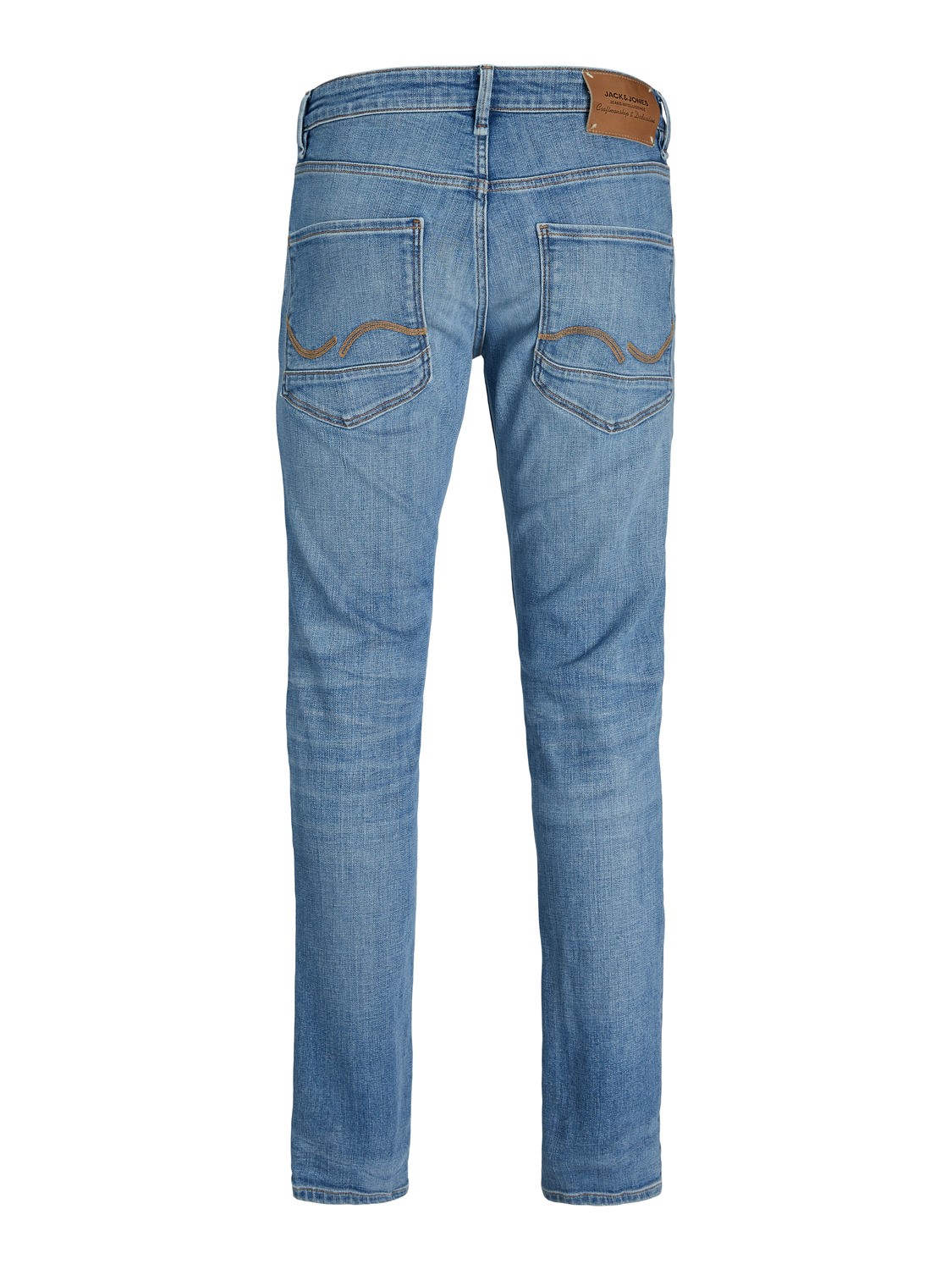 JACK & JONES Tim Davis regular fit, heren jeans, denimblauw