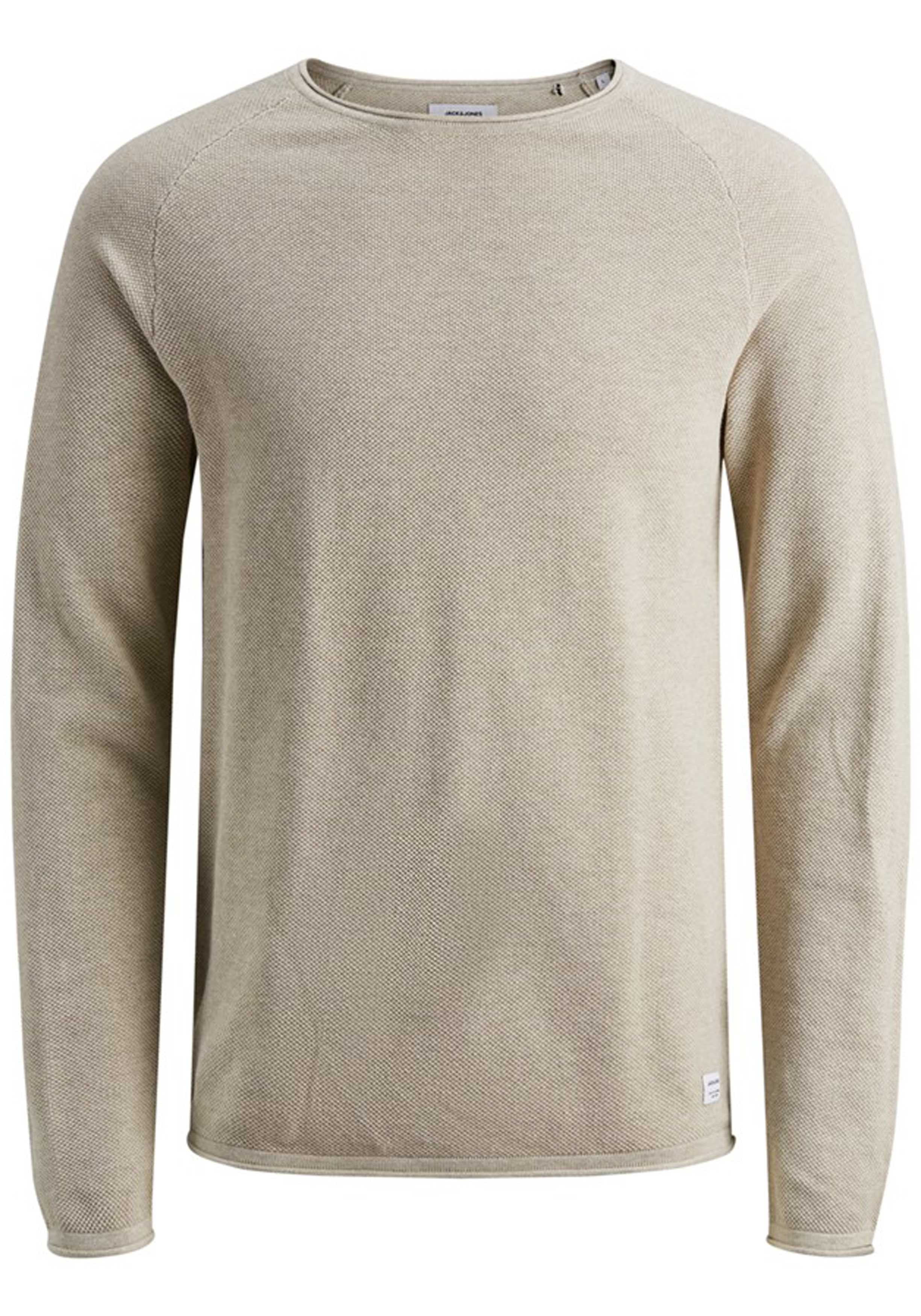 JACK PYKE 100% lamswol gebreide trui met ronde hals, Donkere JACK PYKE 100% lamswol gebreide trui met ronde hals, Donkere