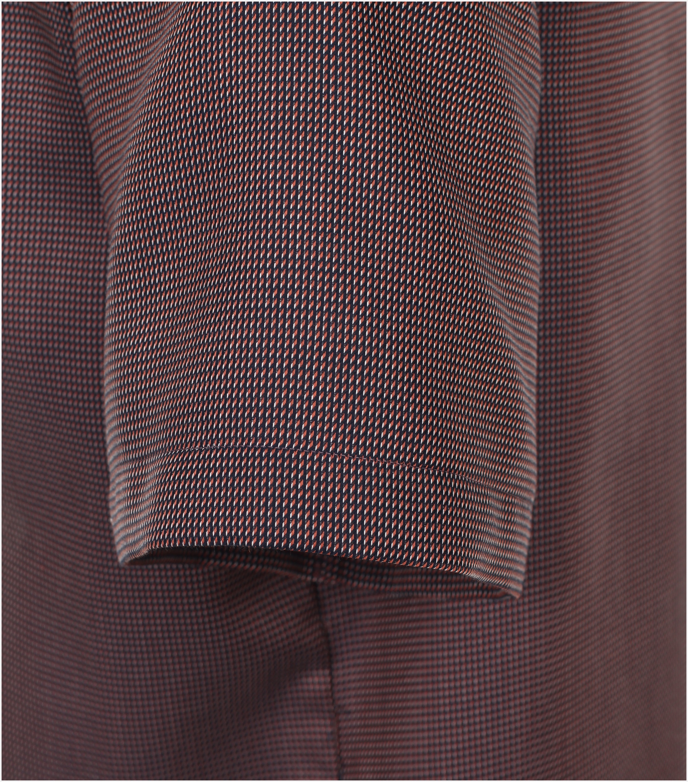 VENTI modern fit overhemd, korte mouw, twill, blauw