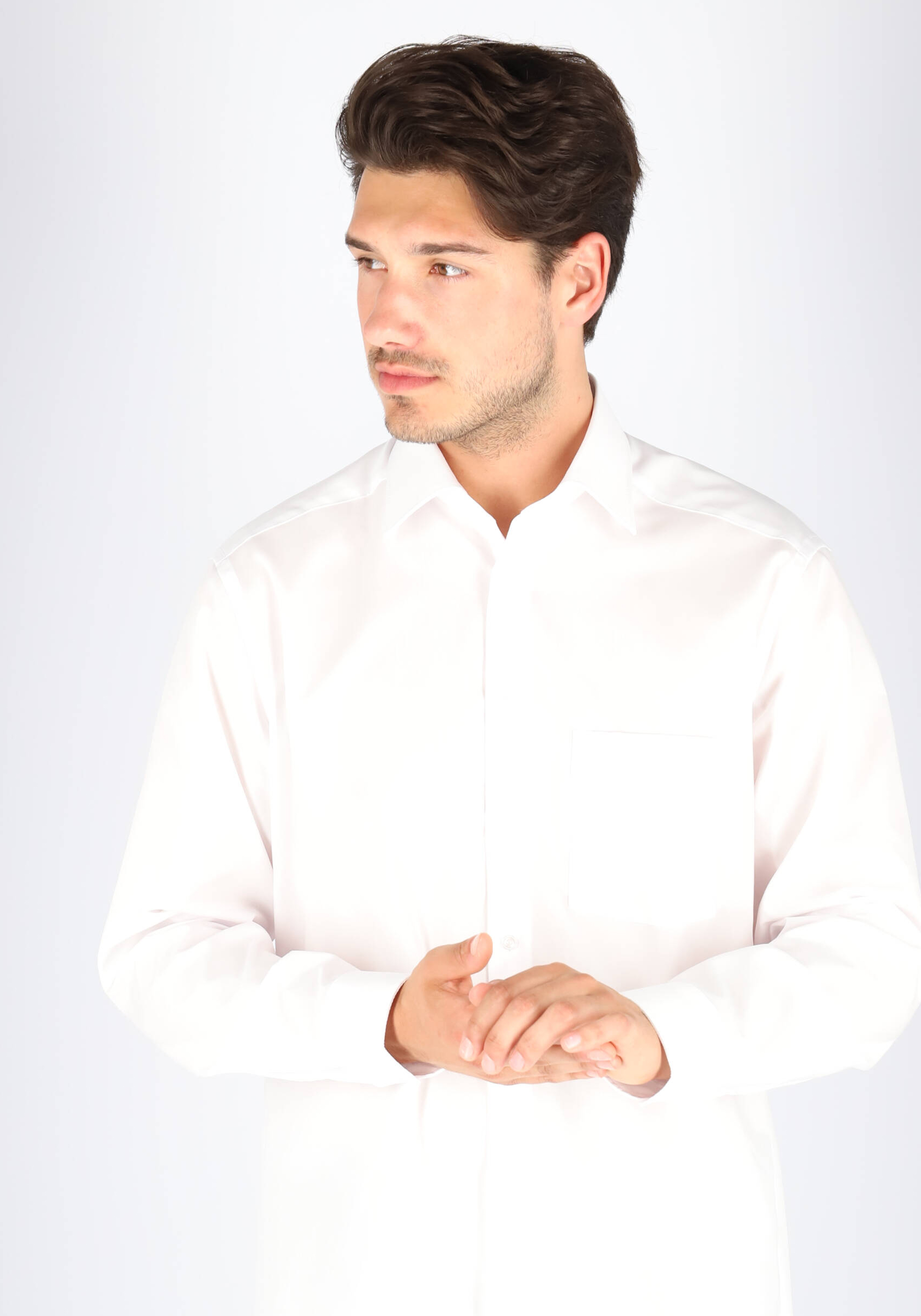 MARVELIS modern fit overhemd, wit 