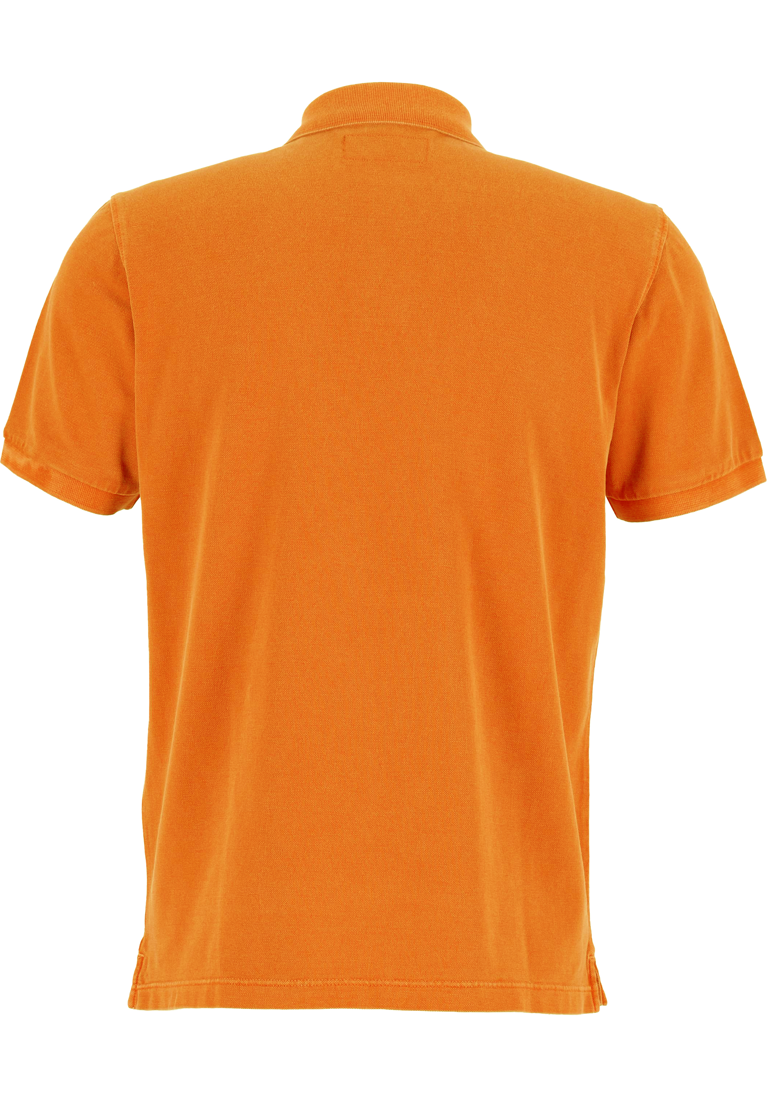 Marc O'Polo regular fit polo, heren poloshirt korte mouw, oranje