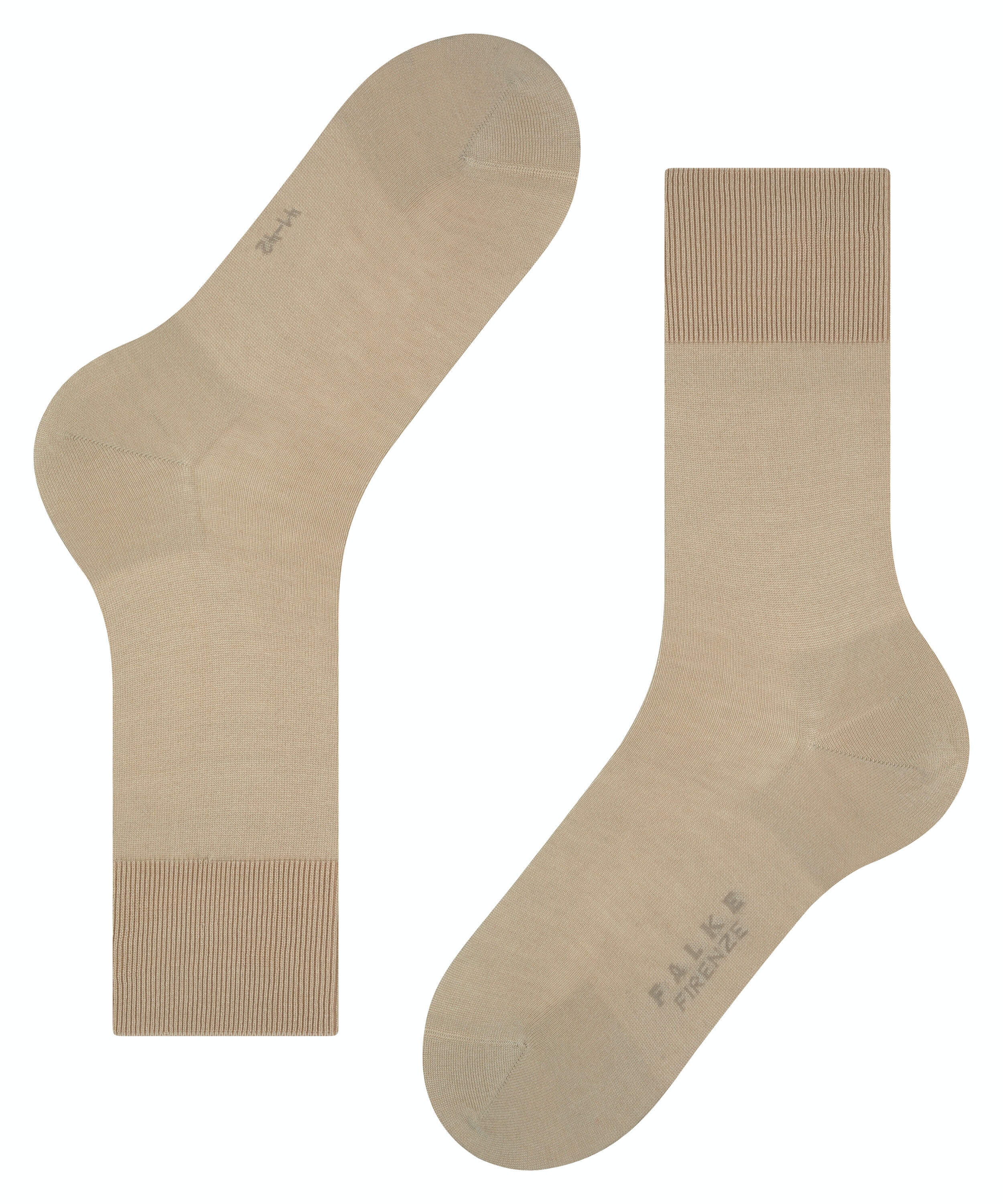 FALKE Firenze herensokken, beige (sand)