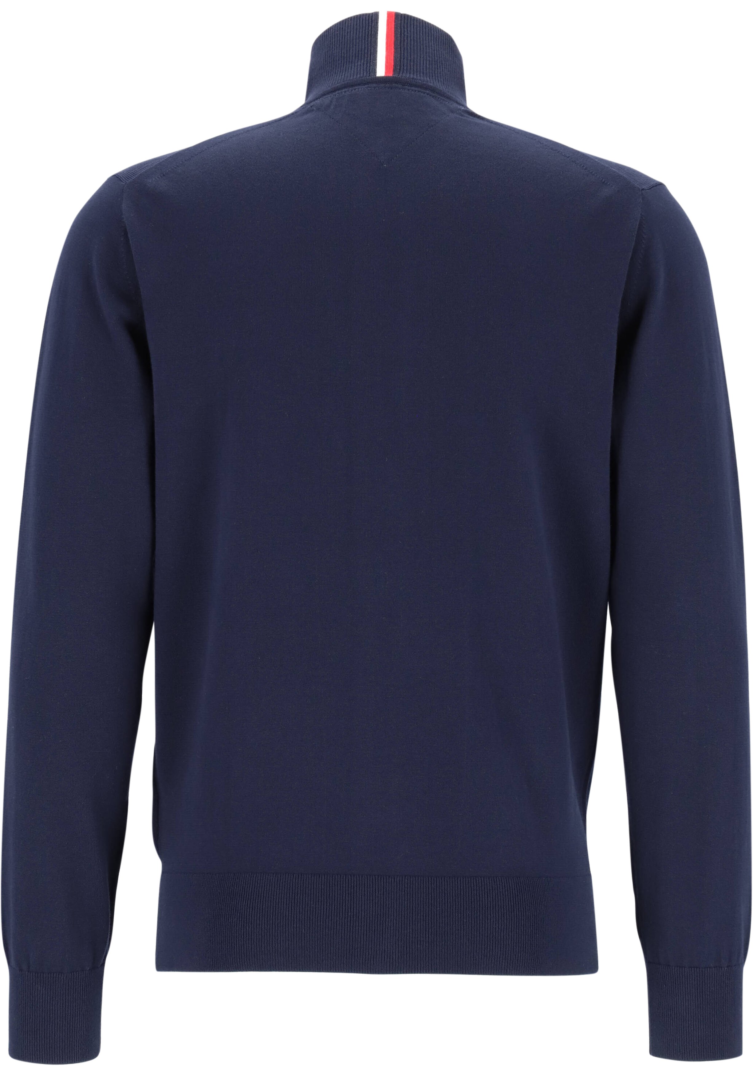 Tommy Hilfiger vest katoen, 1985 zip through, donkerblauw (Desert Sky)