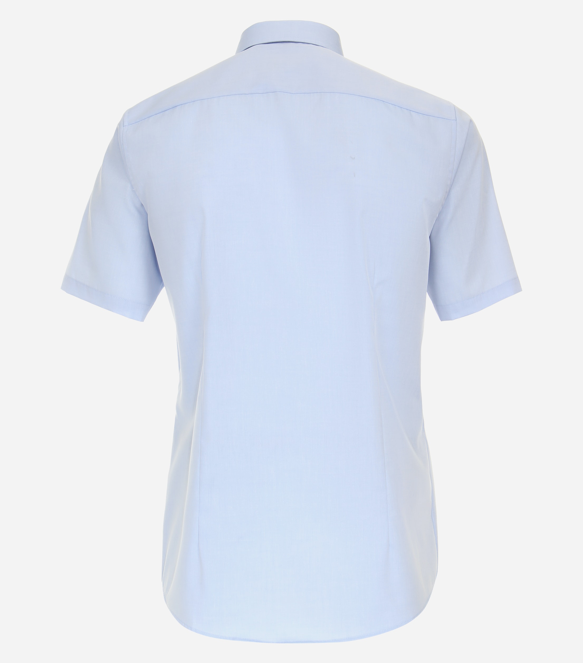 VENTI modern fit overhemd, korte mouw, popeline, blauw