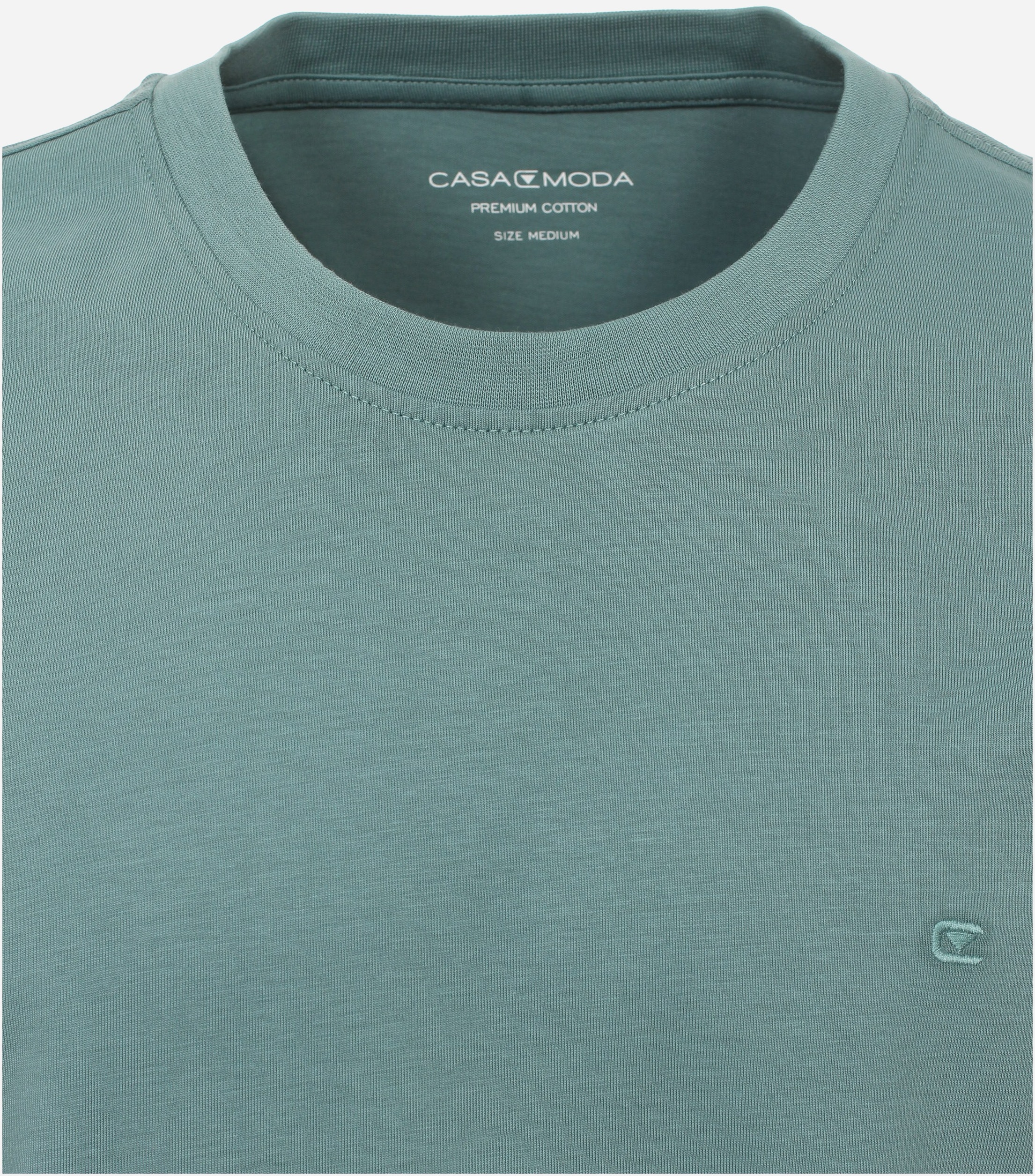 CASA MODA comfort fit heren T-shirt, turquoise